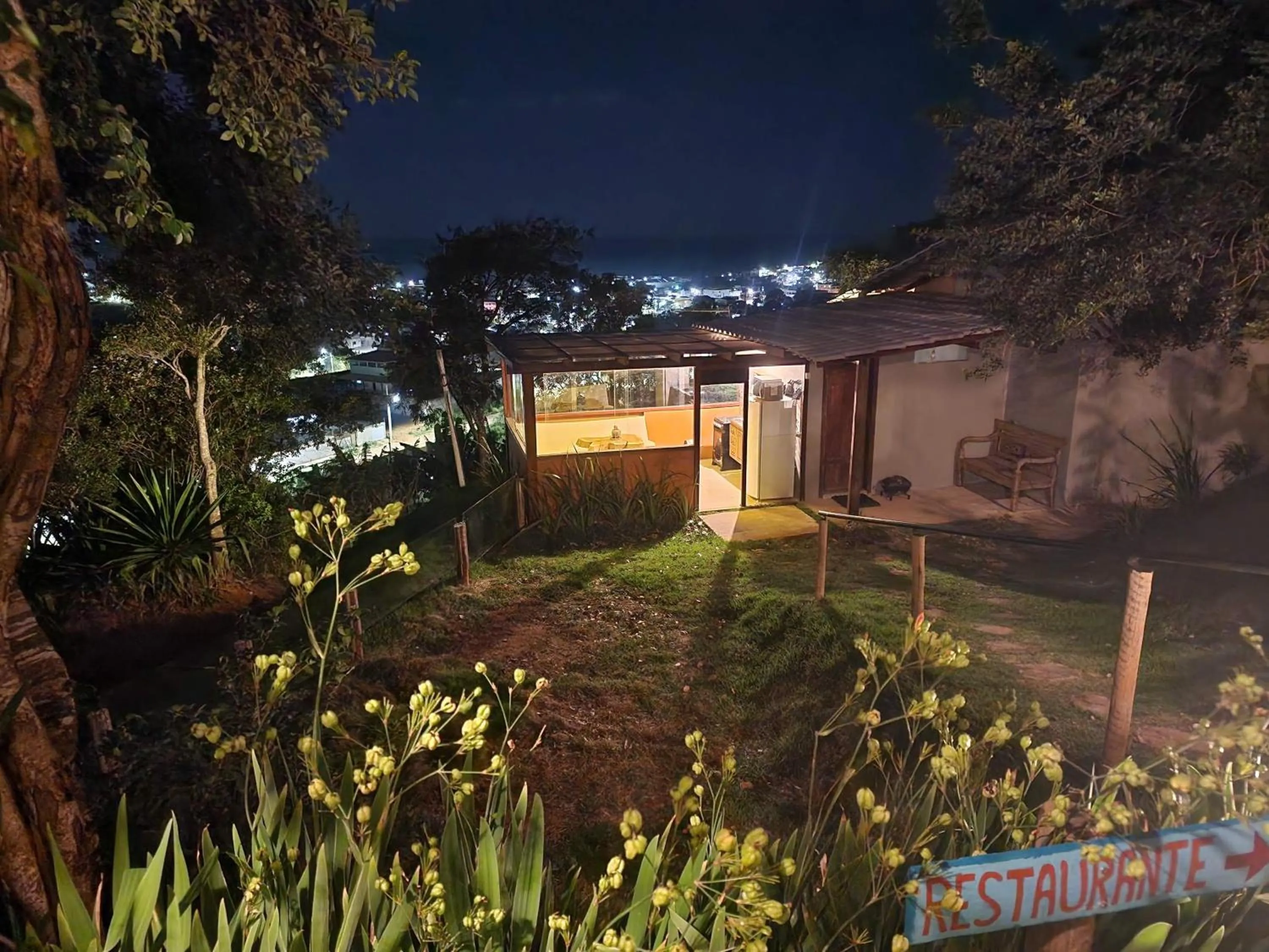 kitchen in Pousada Terraço Guarapari