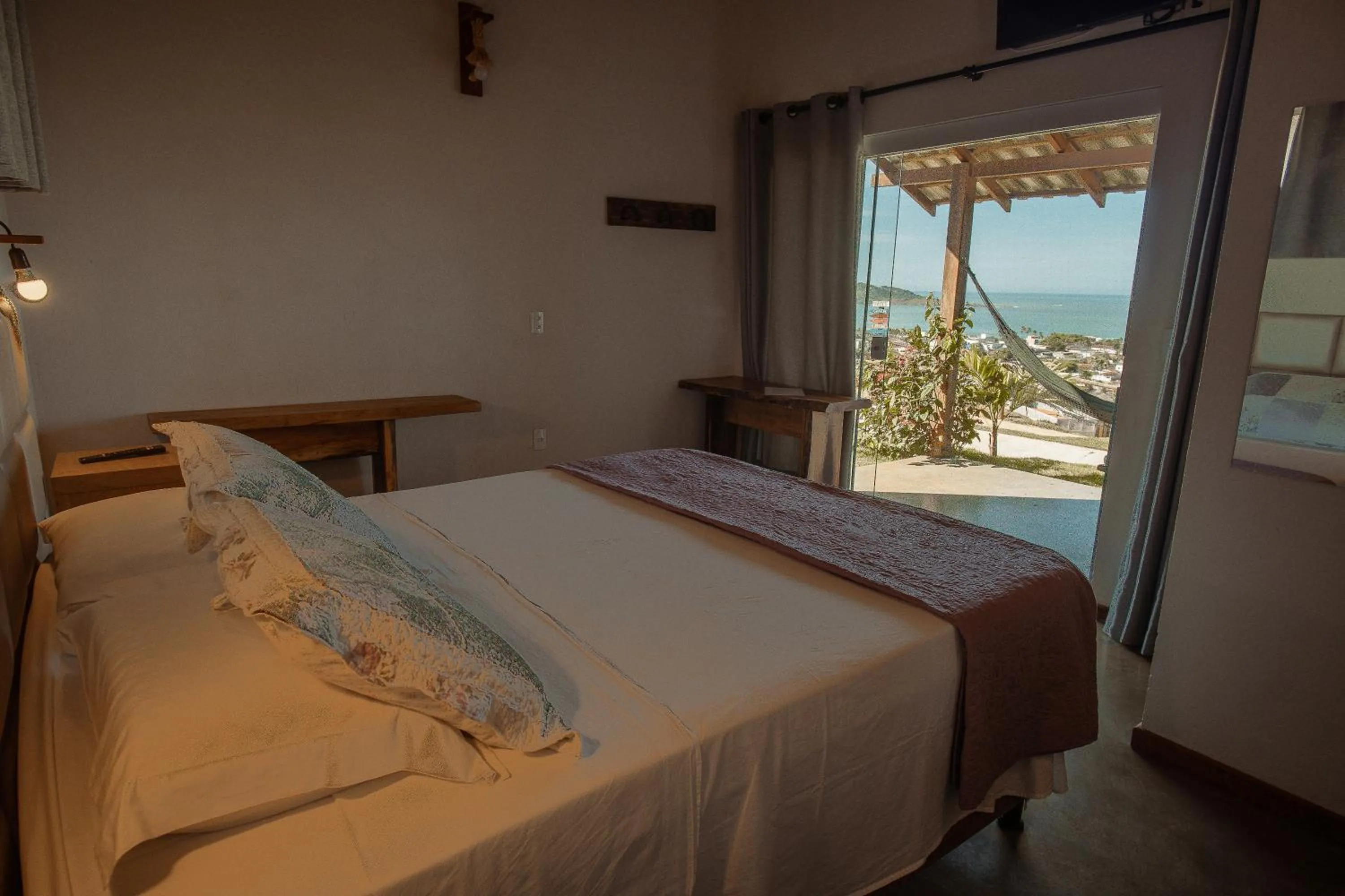 Bed in Pousada Terraço Guarapari
