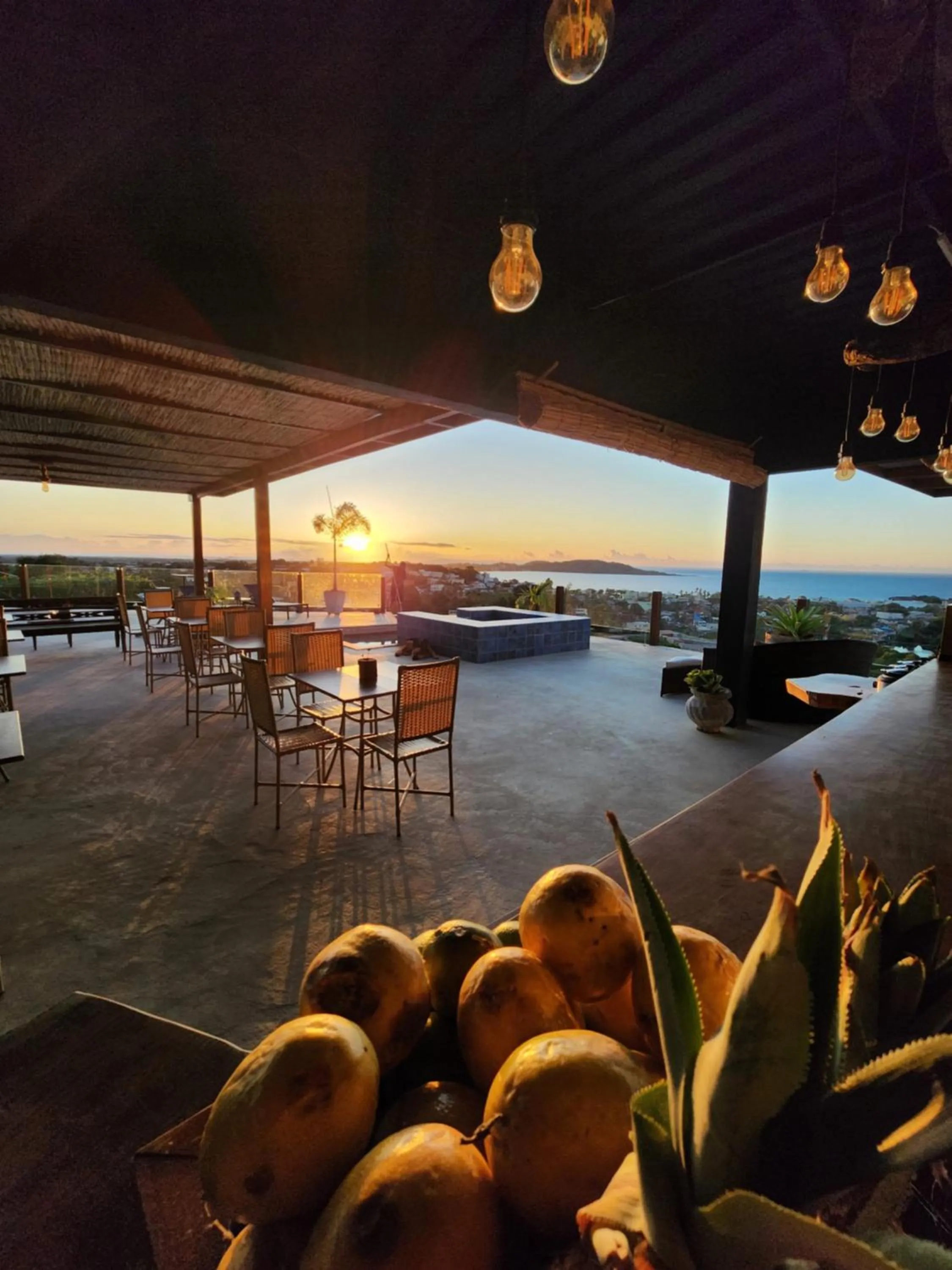 Restaurant/places to eat in Pousada Terraço Guarapari