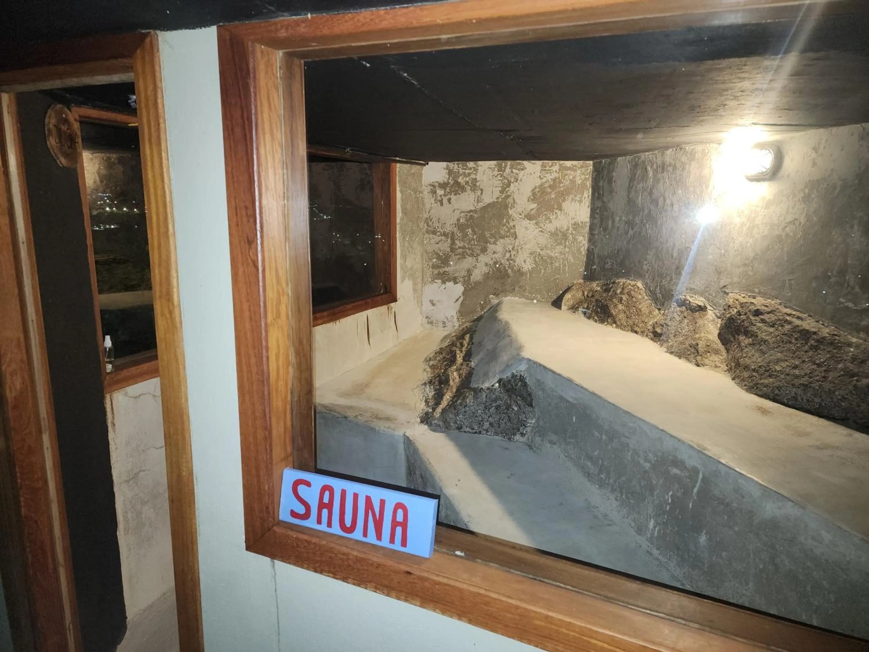 Sauna in Pousada Terraço Guarapari