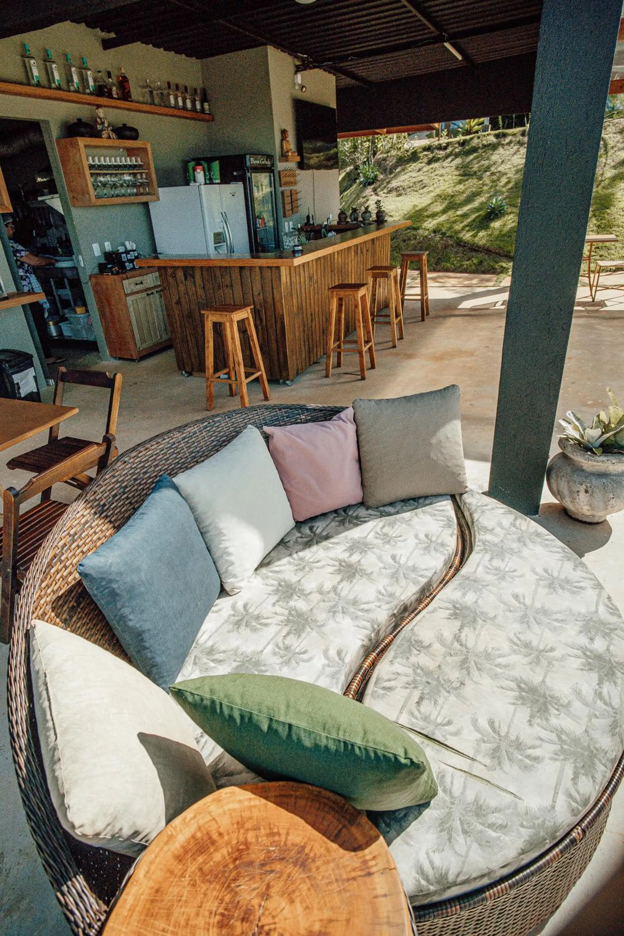 Restaurant/places to eat in Pousada Terraço Guarapari