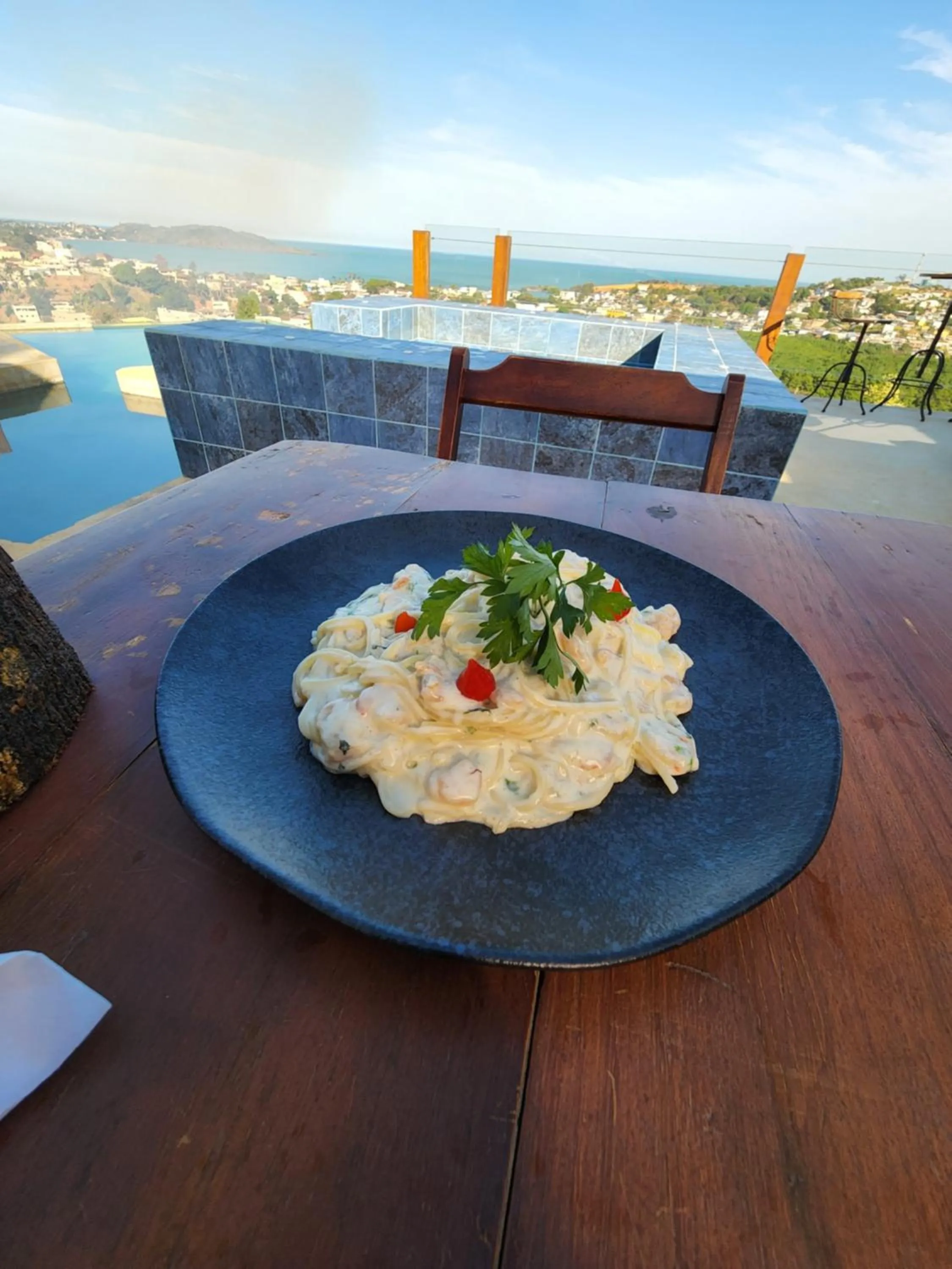 Restaurant/places to eat in Pousada Terraço Guarapari