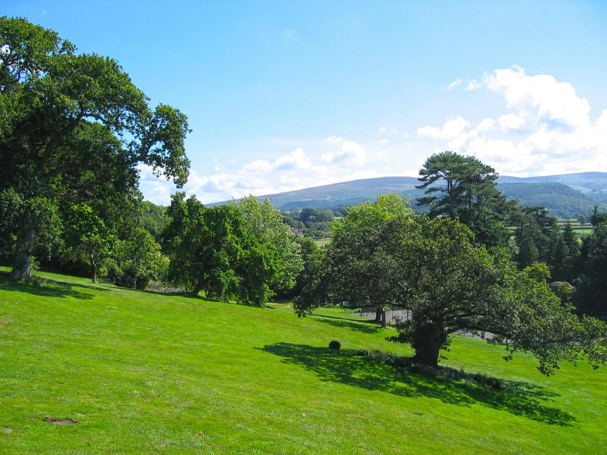 Garden in Luxury Bed And Breakfast at Bossington Hall in Exmoor, Somerset