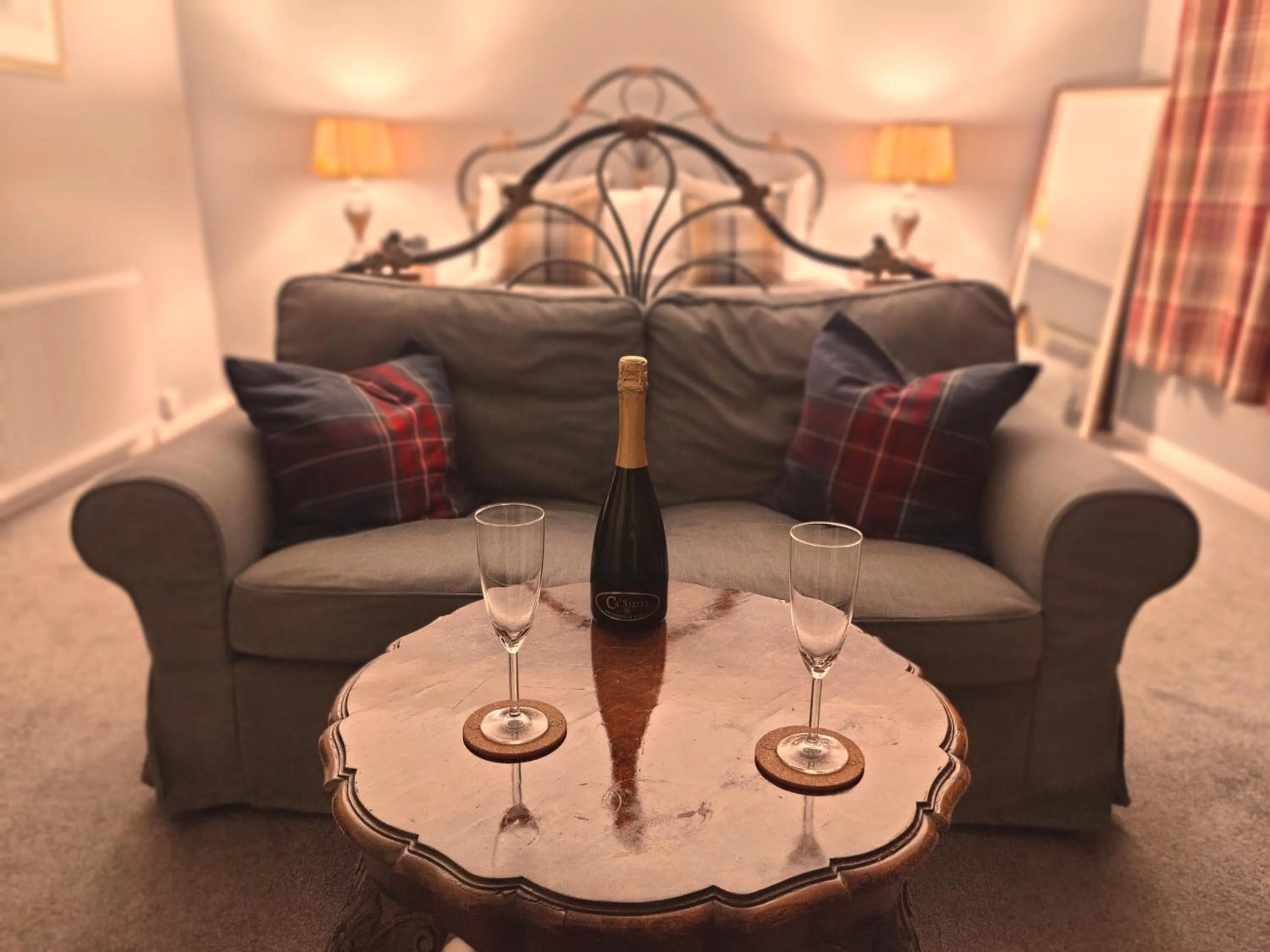 Bedroom in Luxury Bed And Breakfast at Bossington Hall in Exmoor, Somerset