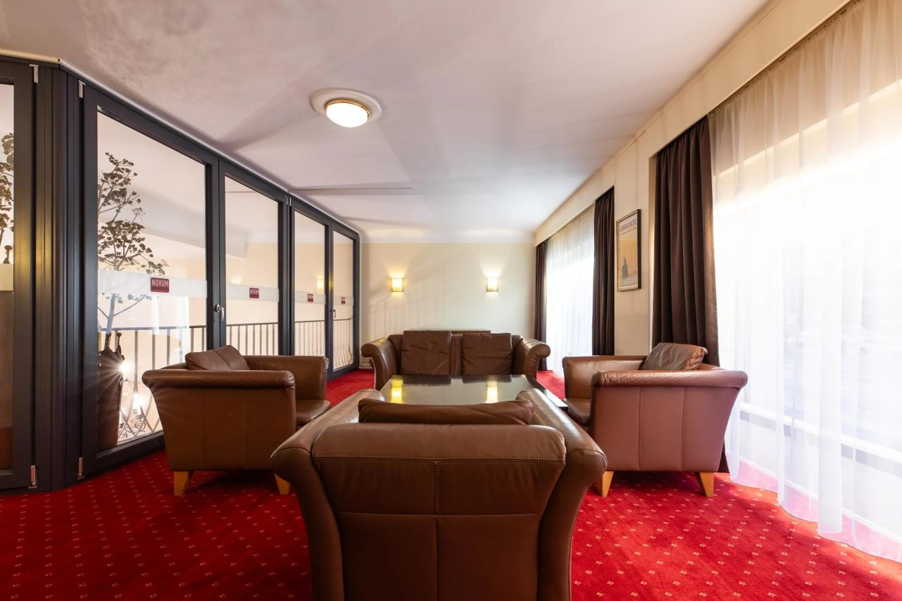 Lobby or reception in Hotel Kronprinz Hamburg Hauptbahnhof