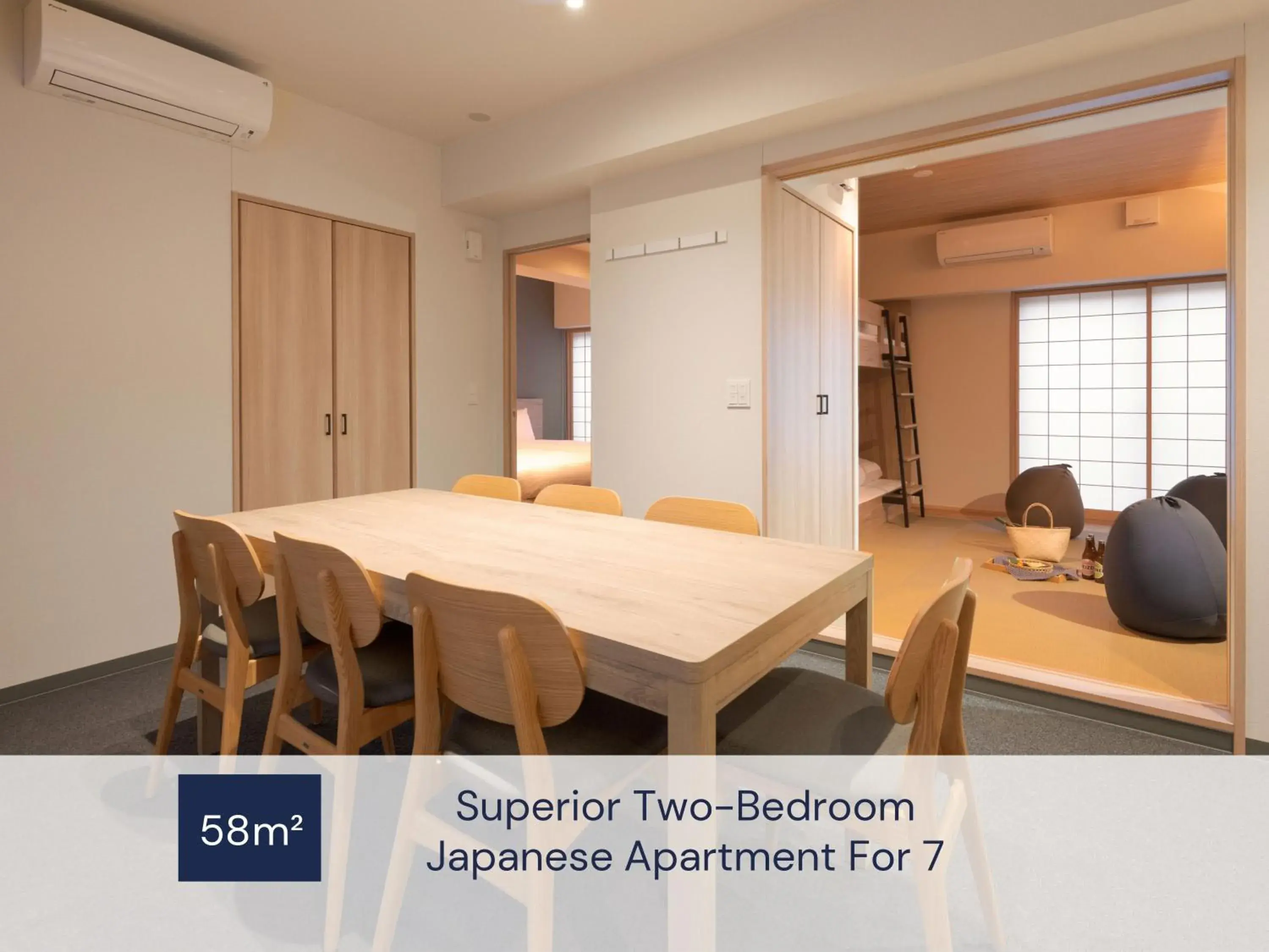 Living room in MIMARU Osaka Shinsaibashi East Living room in MIMARU Osaka Shinsaibashi East