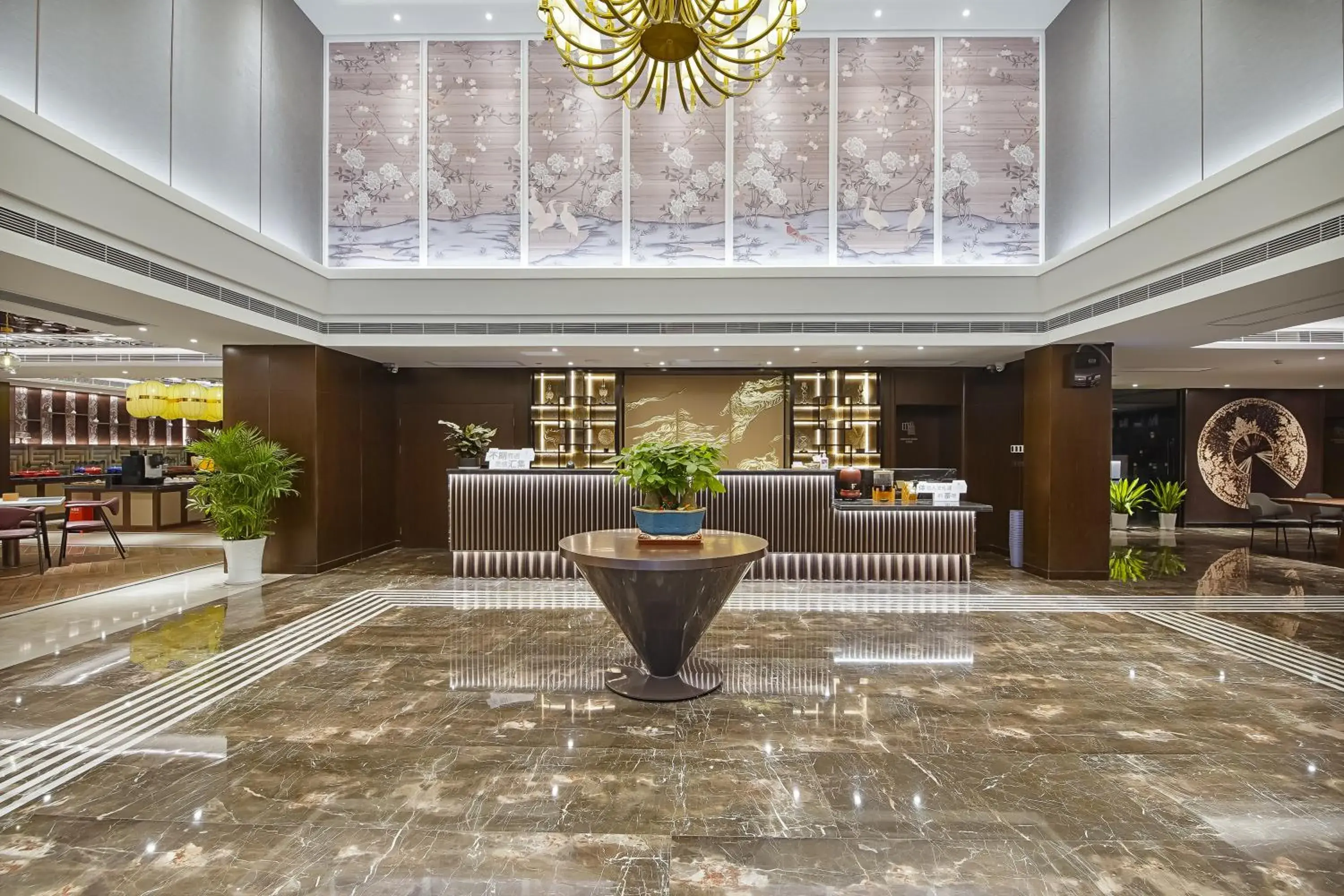 Lobby or reception in Jinjiang Metropolo Hotel (Nanjing South Railway Station Software Avenue Metro Station) Lobby or reception in Jinjiang Metropolo Hotel (Nanjing South Railway Station Software Avenue Metro Station)