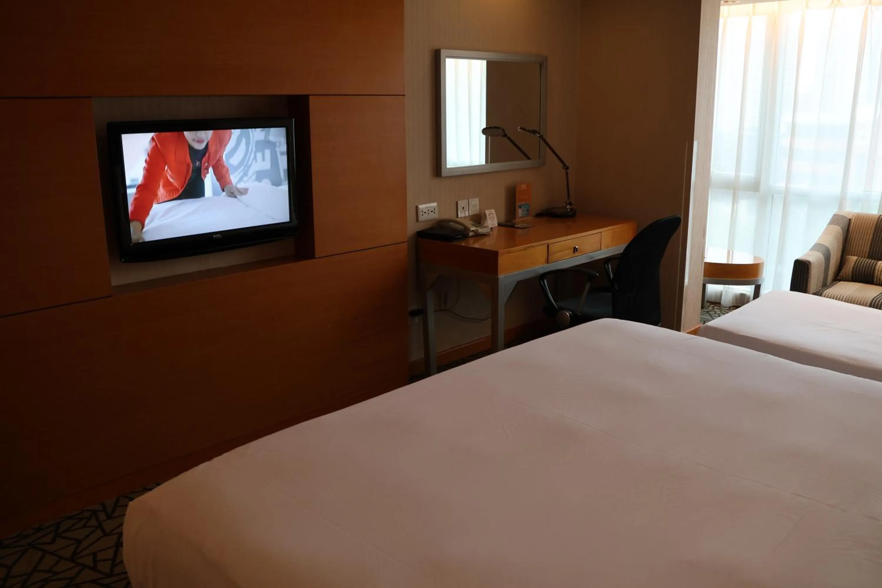 Bed in Park Plaza Beijing Science Park