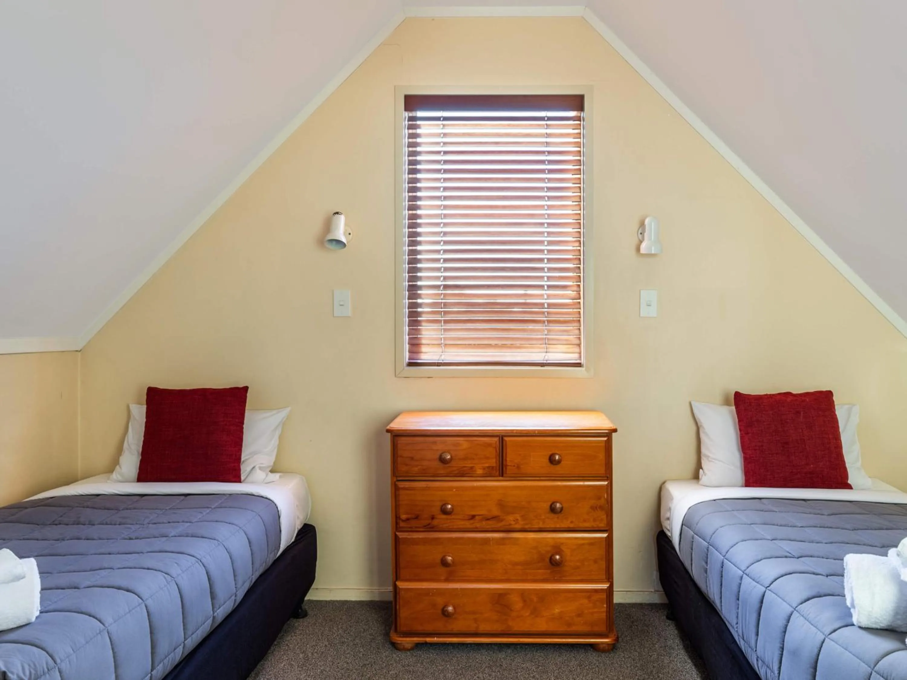 Bed in Turangi Leisure Lodge