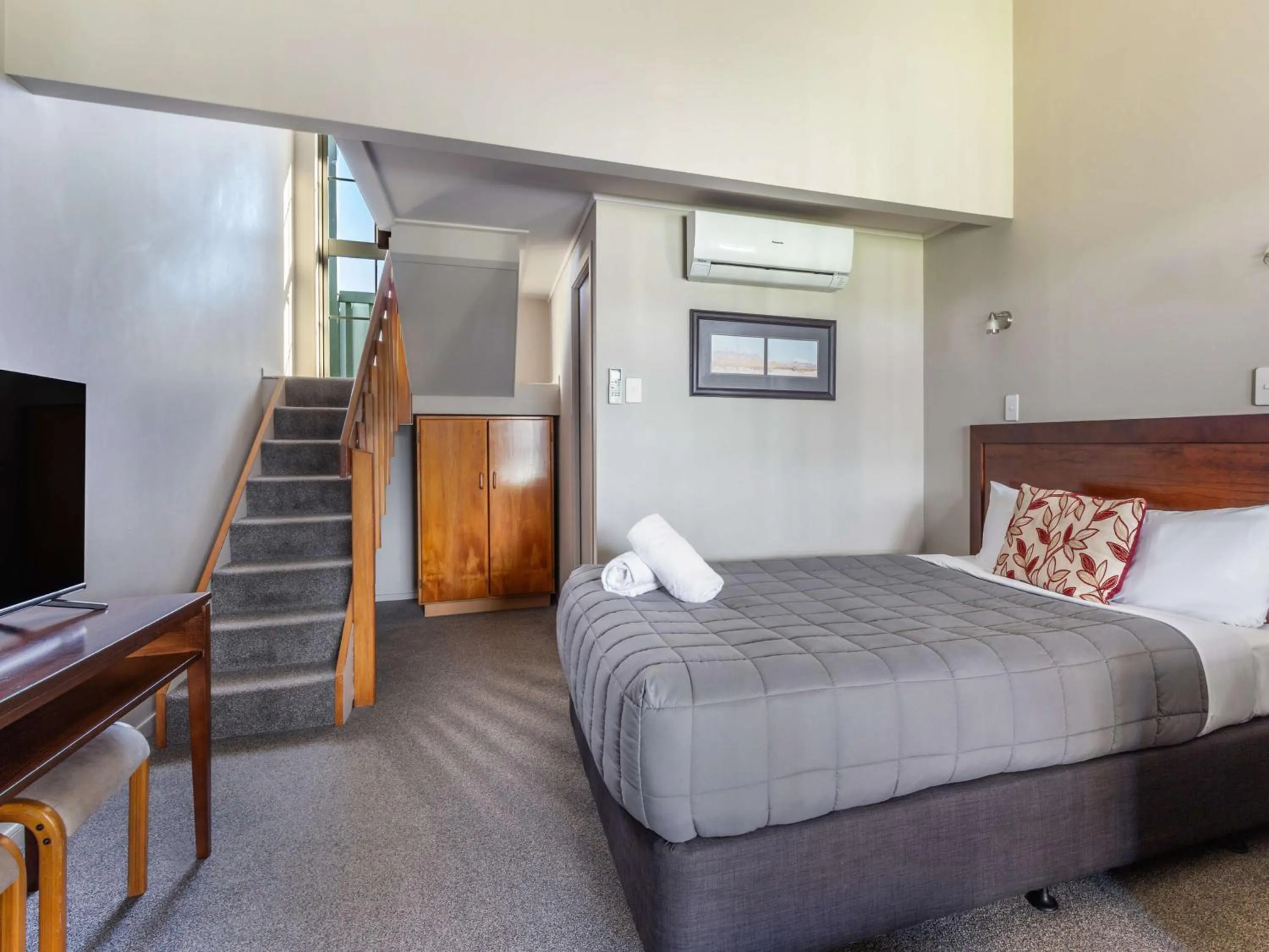 Bed in Turangi Leisure Lodge