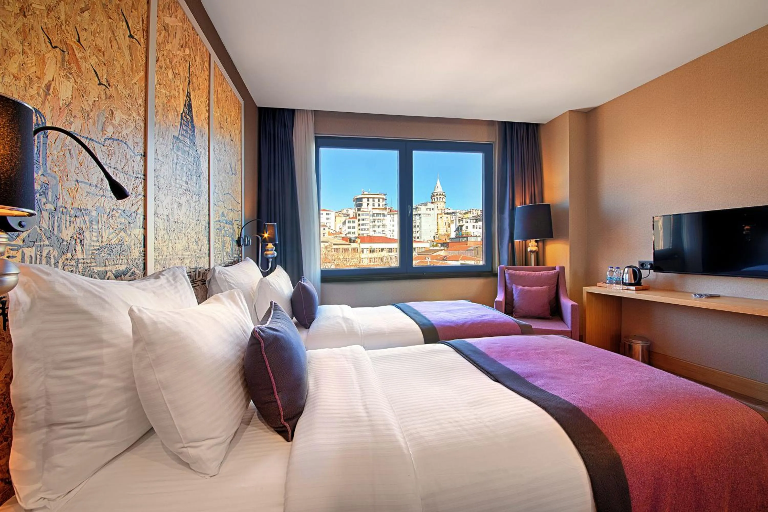 Bed in The Halich Hotel Istanbul Karakoy - Special Category