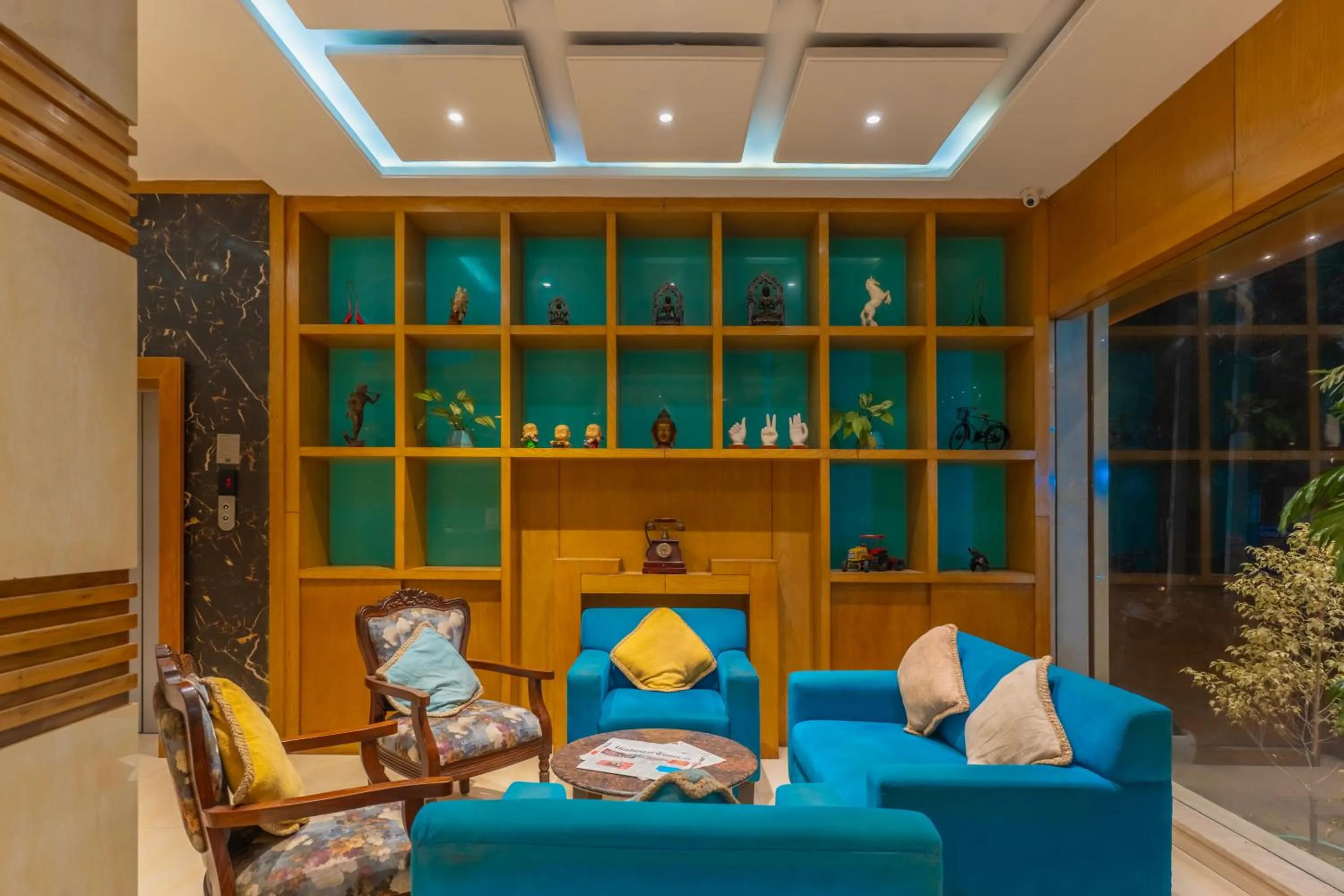 Lobby or reception in Hotel Amritsar International 2 min walk from Amritsar Bus Stand