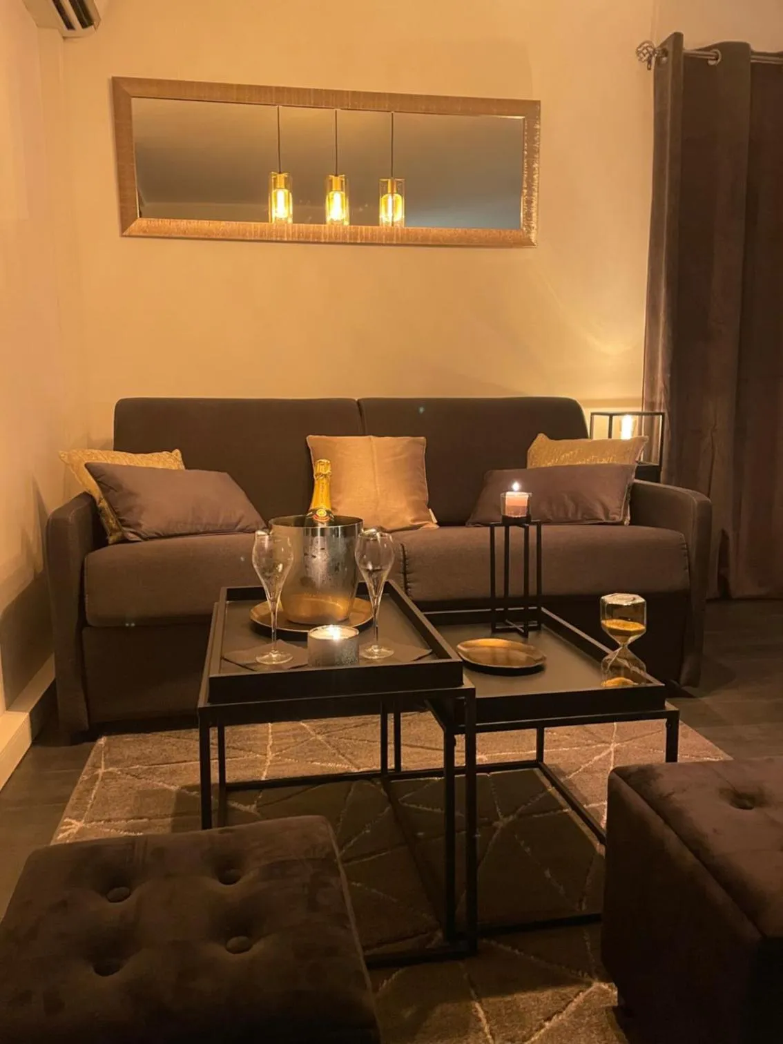 Living room in Le Château d'Argens