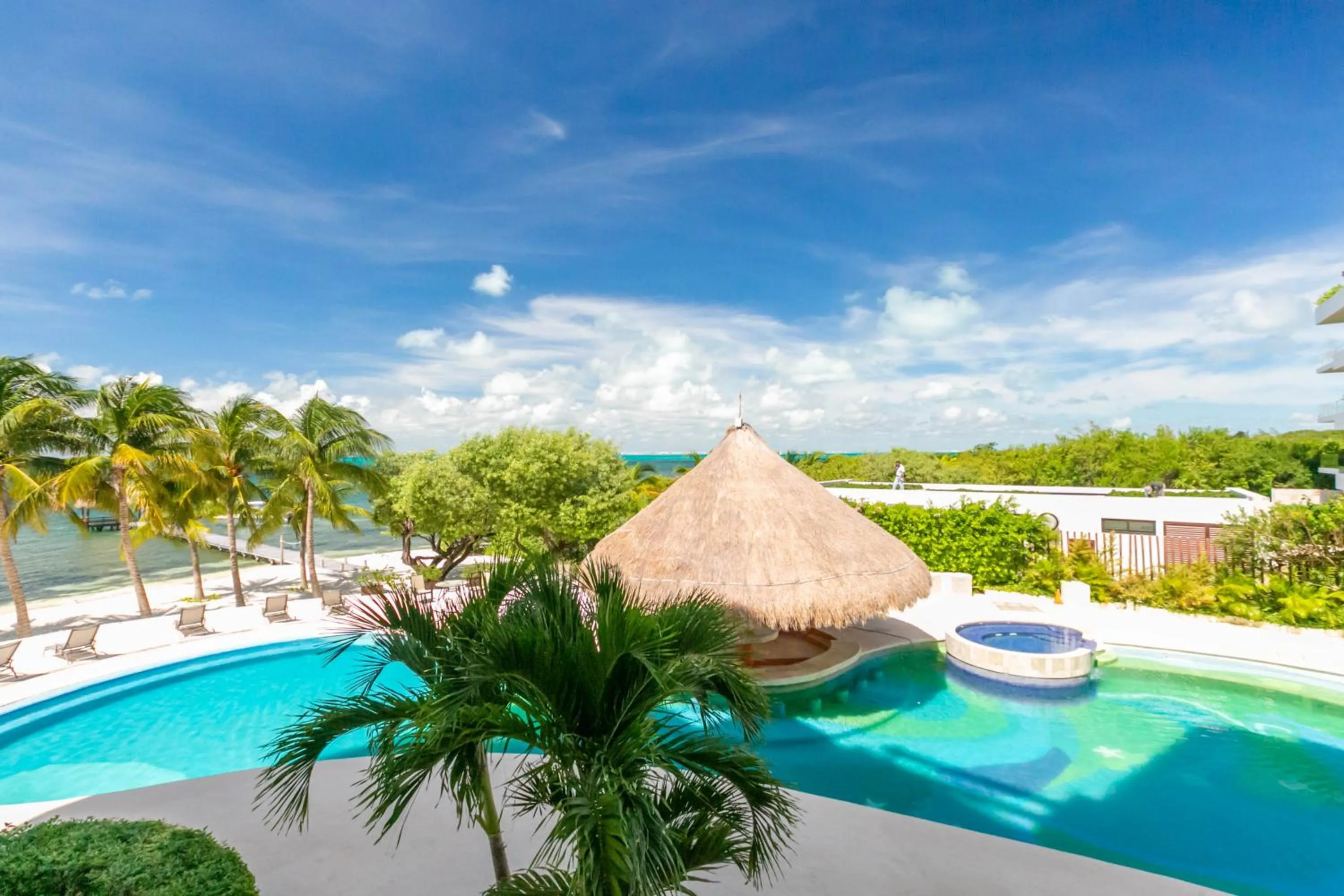 Sea view in Sunset Condo 104 Puerta al Mar Isla Mujeres Mexico