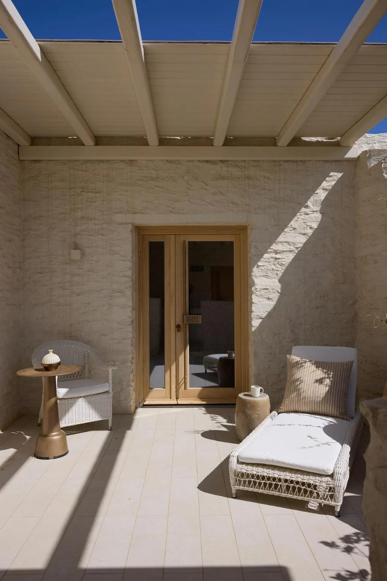 Patio in Ydor Hotel & Spa by Sandglass