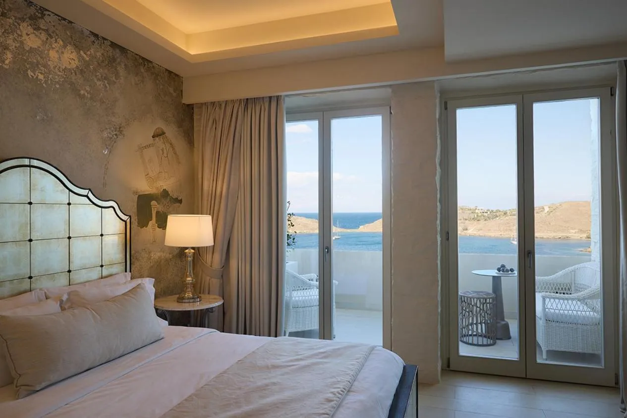 Bed in Ydor Hotel & Spa by Sandglass