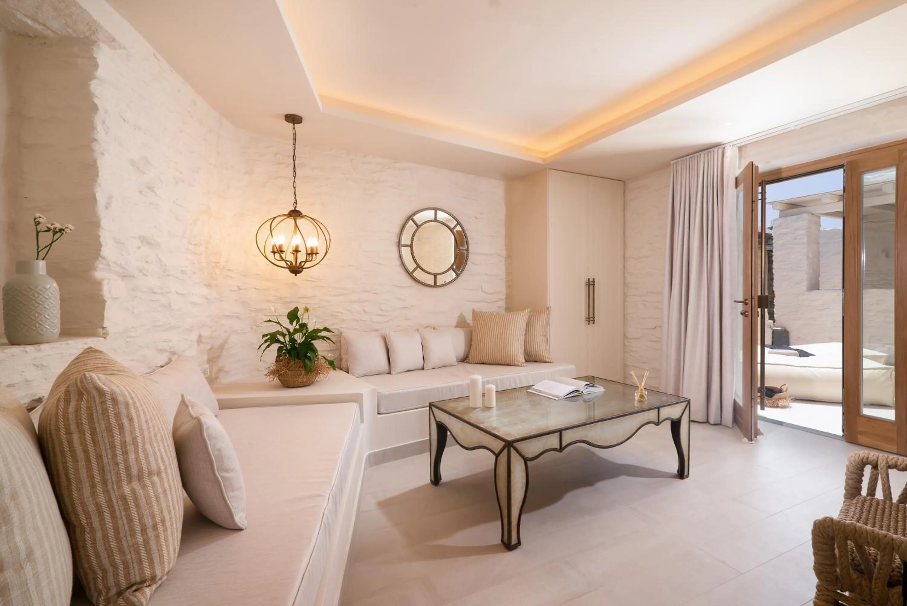 Living room in Ydor Hotel & Spa by Sandglass