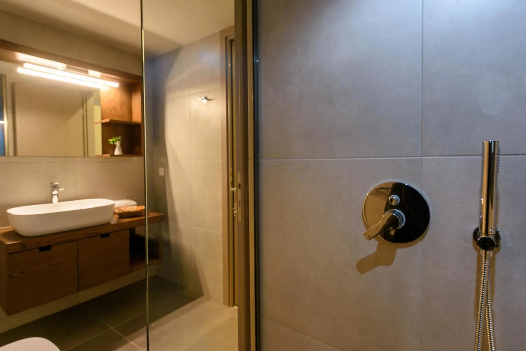 Shower in Elounda Colour Apartments