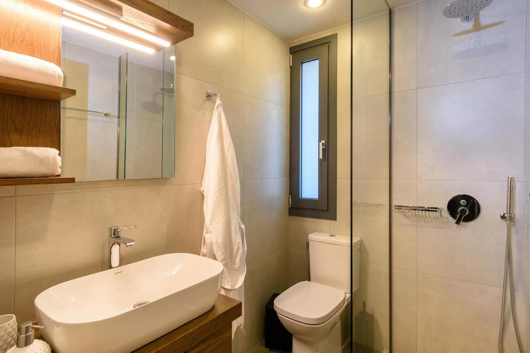 Shower in Elounda Colour Apartments