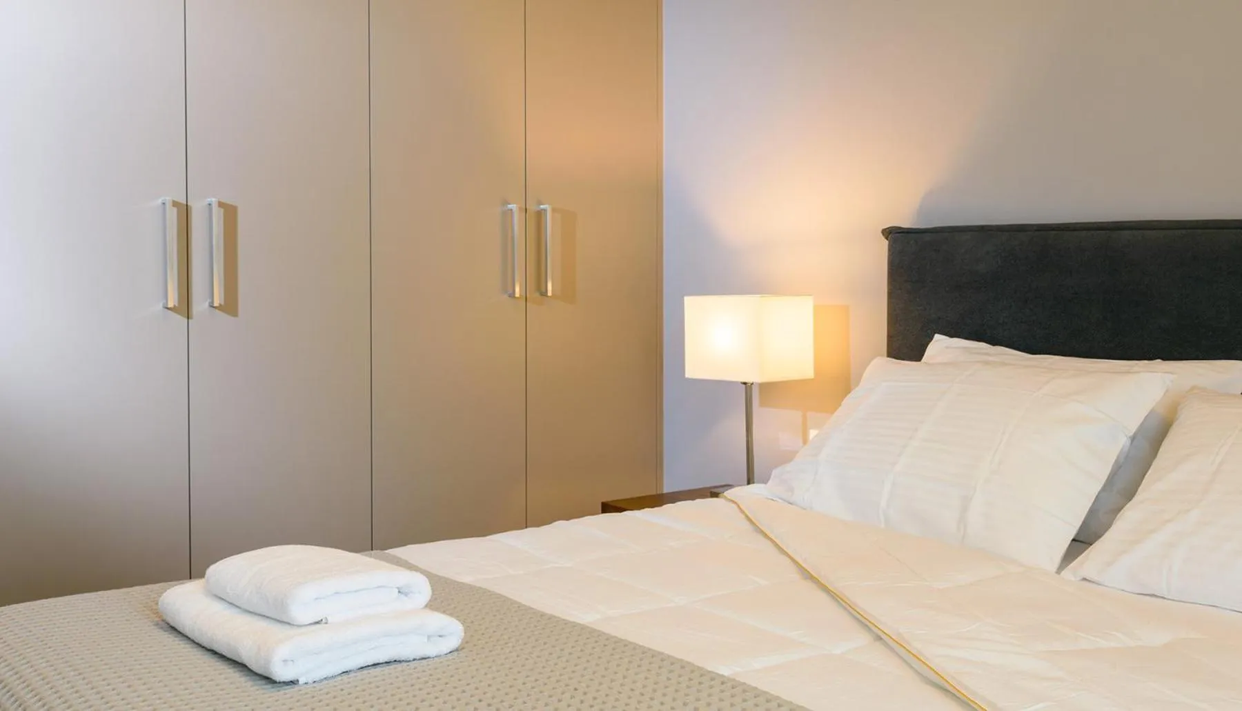 Bed in Elounda Colour Apartments