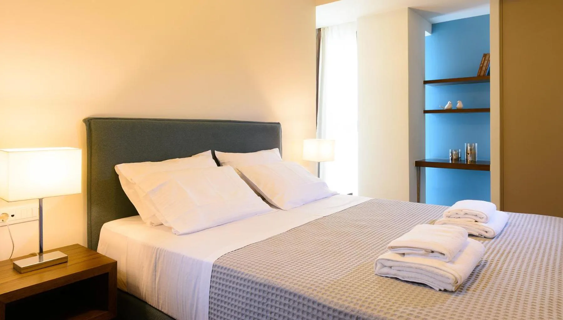 Bedroom, Bed in Elounda Colour Apartments