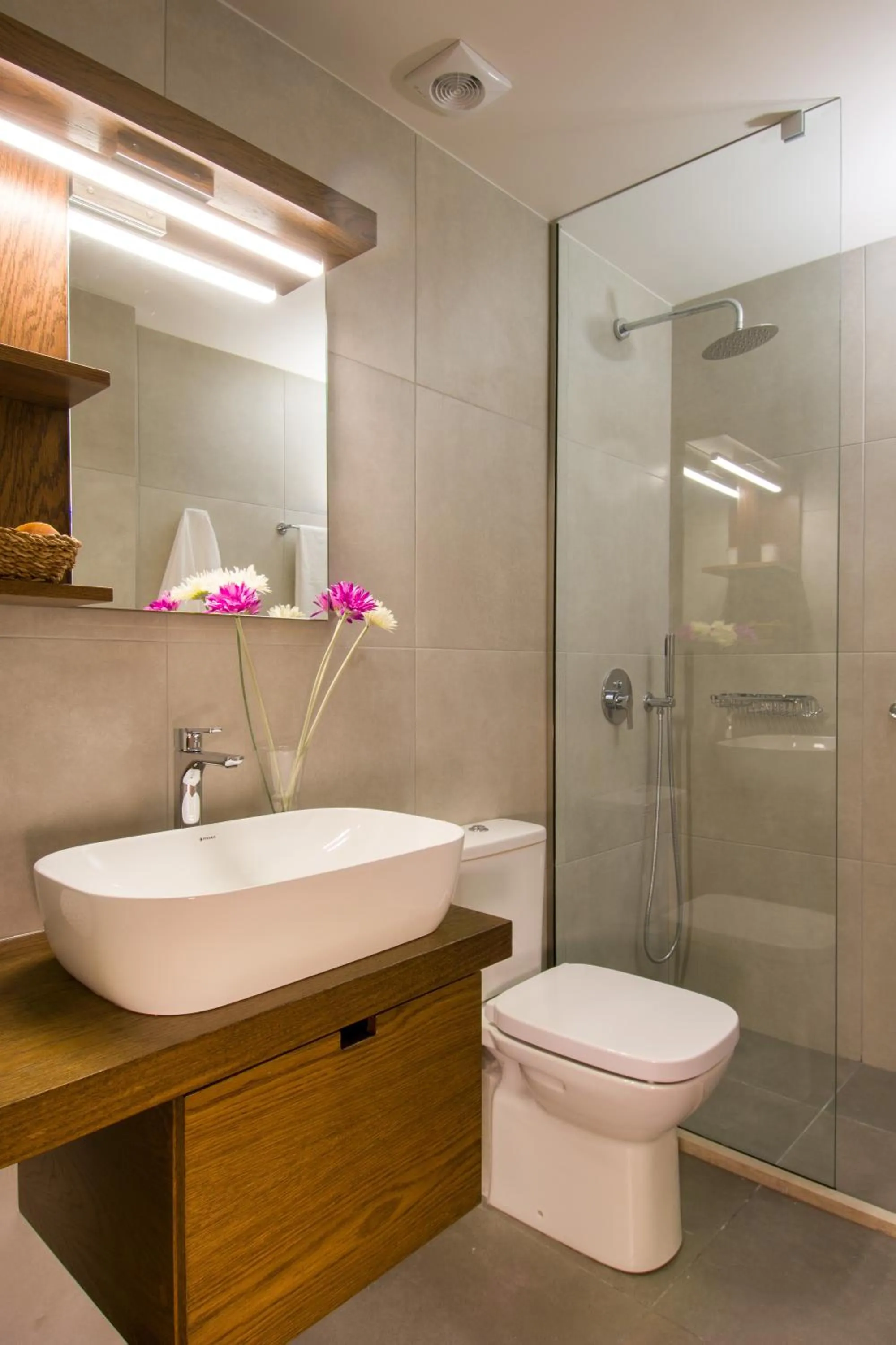 Bathroom in Elounda Colour Apartments