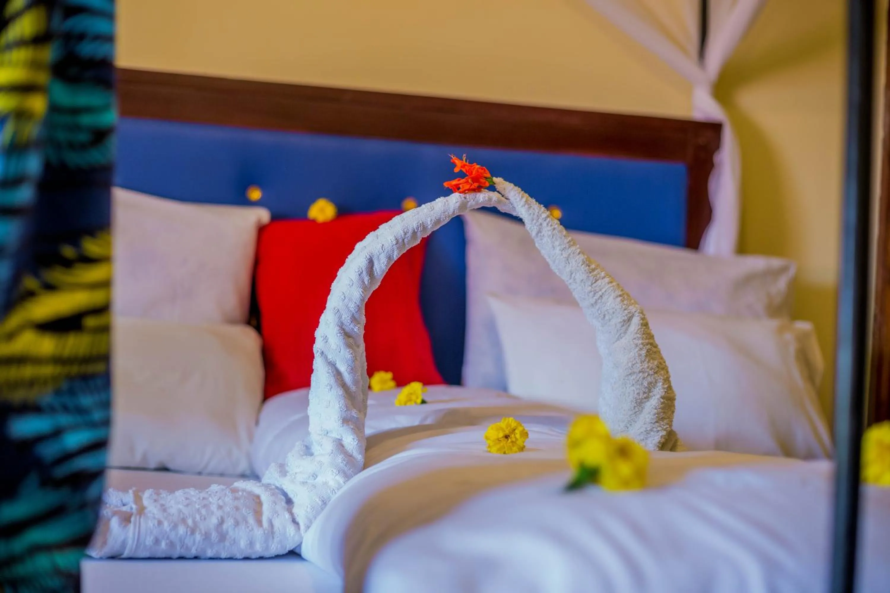 Bed in Kilimanjaro Summit Lodge