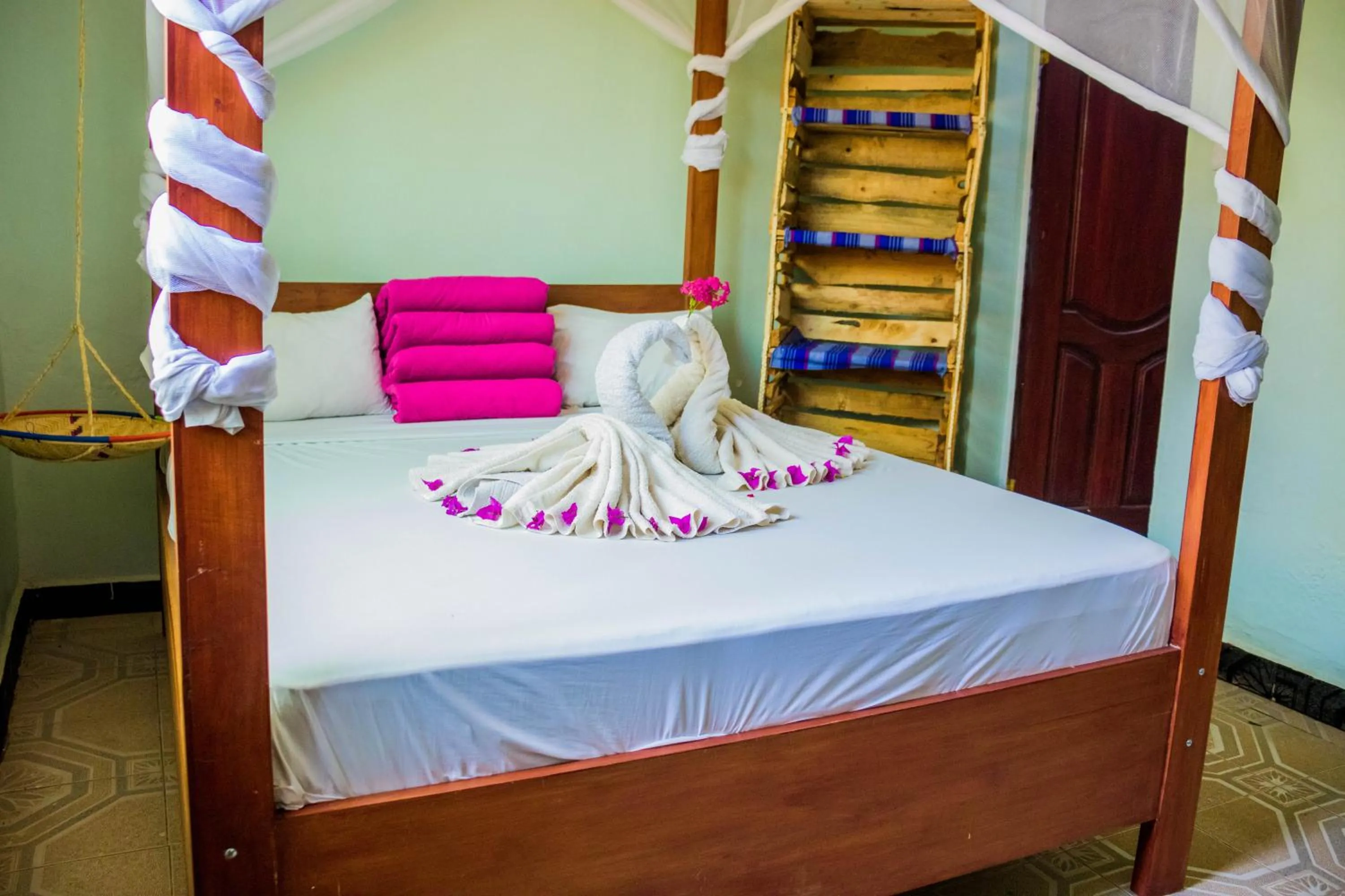 Bedroom in Kilimanjaro Summit Lodge