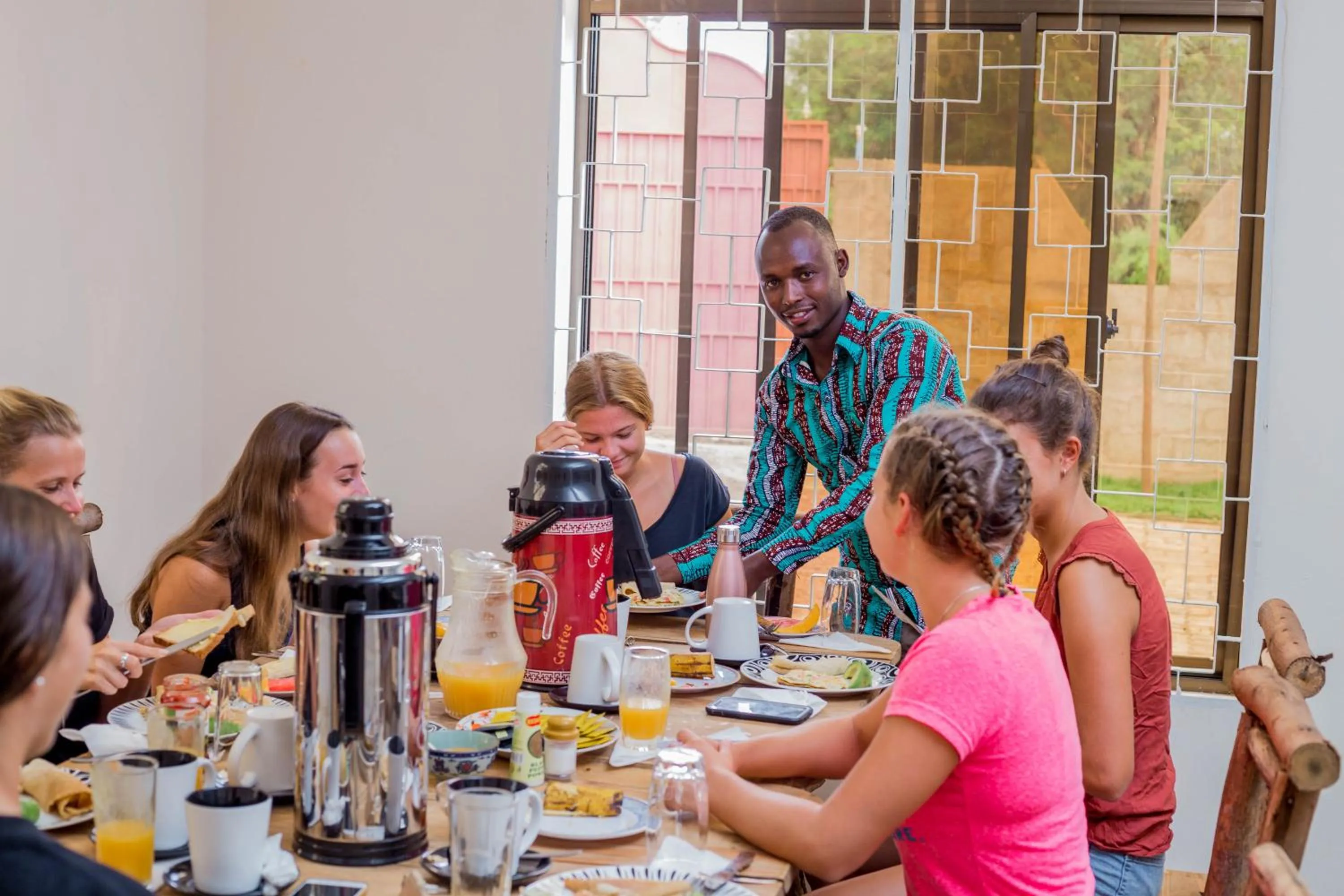 Breakfast in Kilimanjaro Summit Lodge