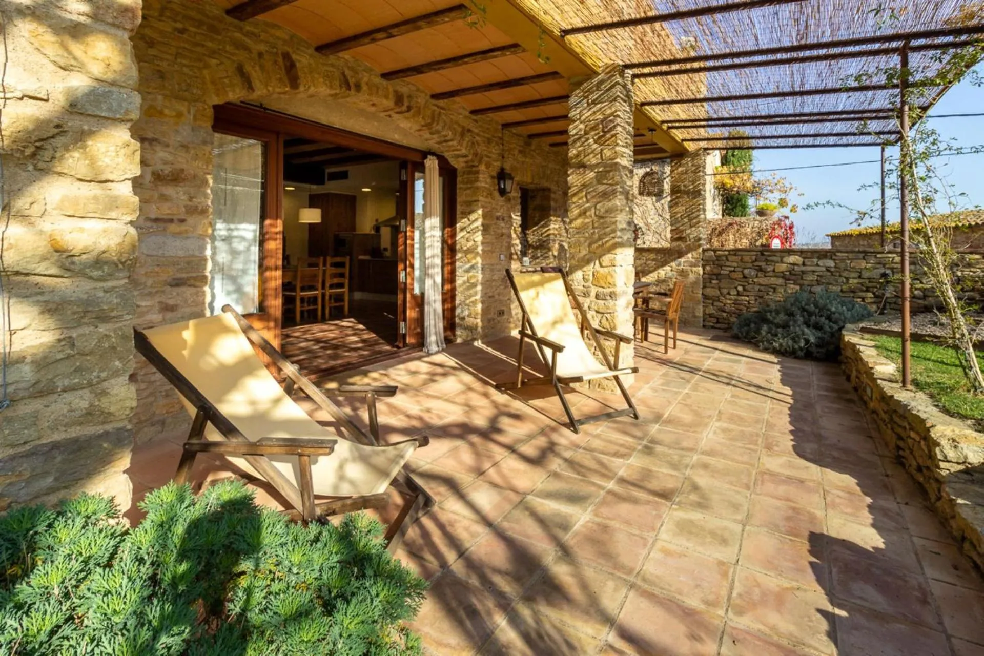 Balcony/Terrace in Casa Rural Can Ginesta
