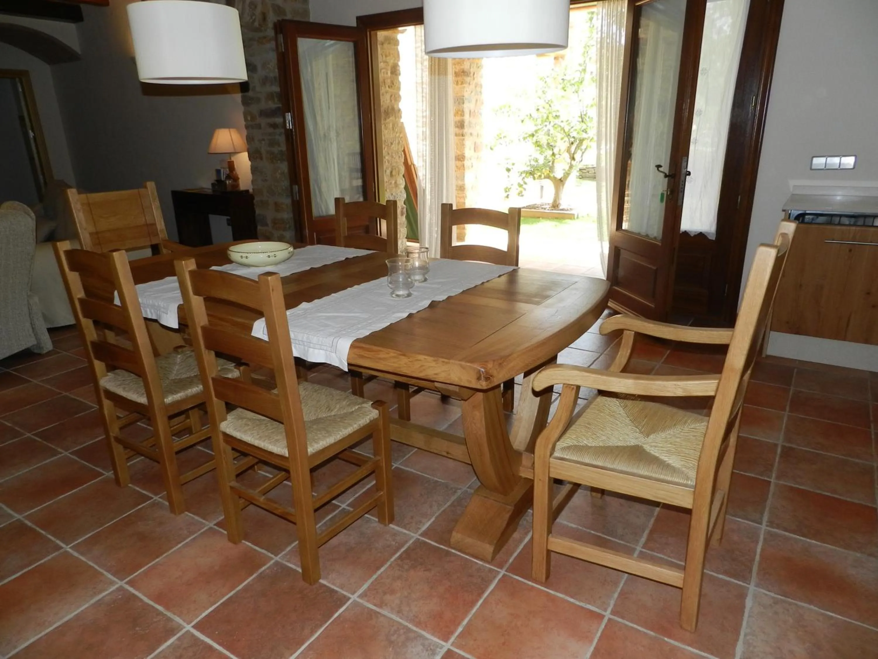 Dining area in Casa Rural Can Ginesta
