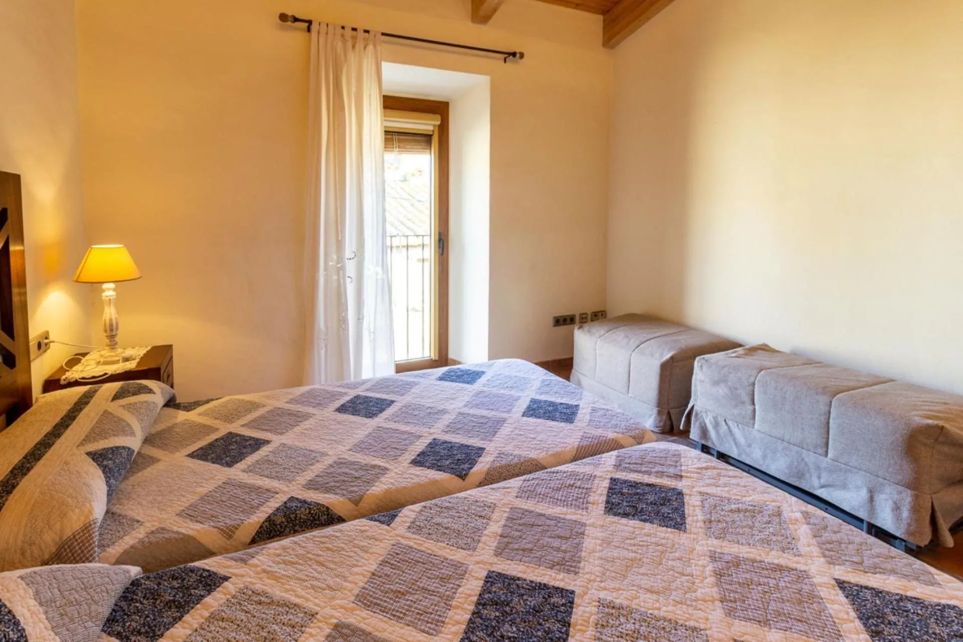 Bedroom, Bed in Casa Rural Can Ginesta