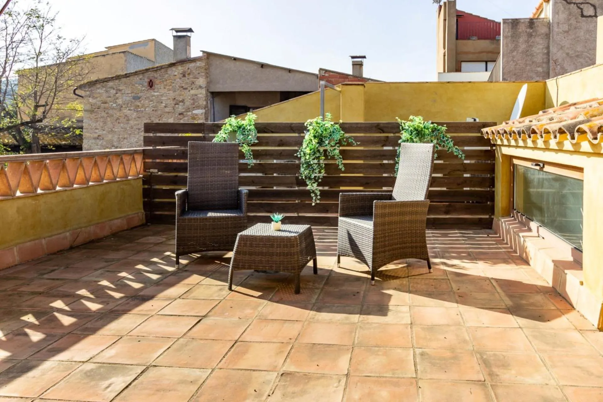 Balcony/Terrace in Casa Rural Can Ginesta