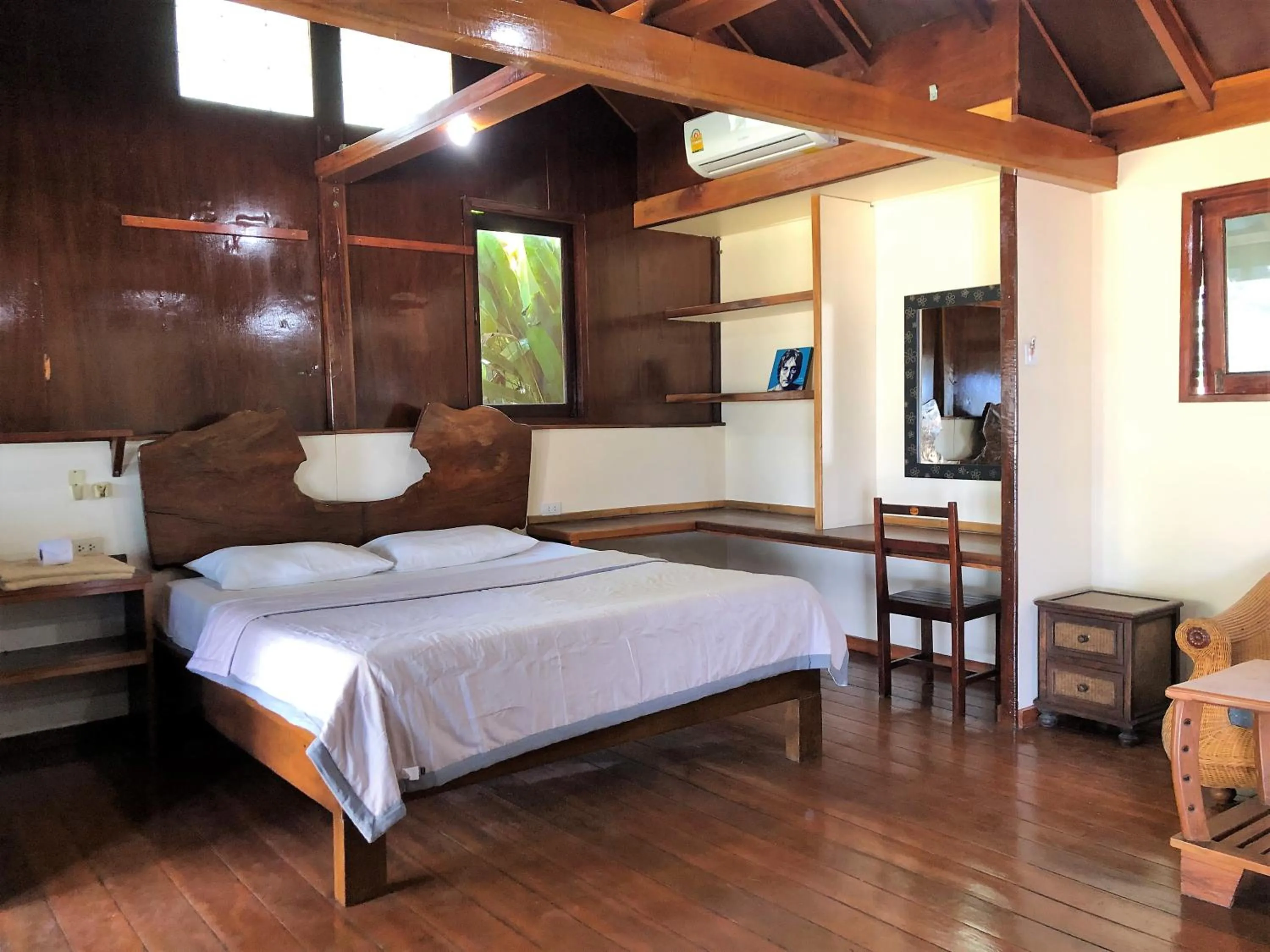 Bed in Lam Sai village hotel Koh Yao Noi