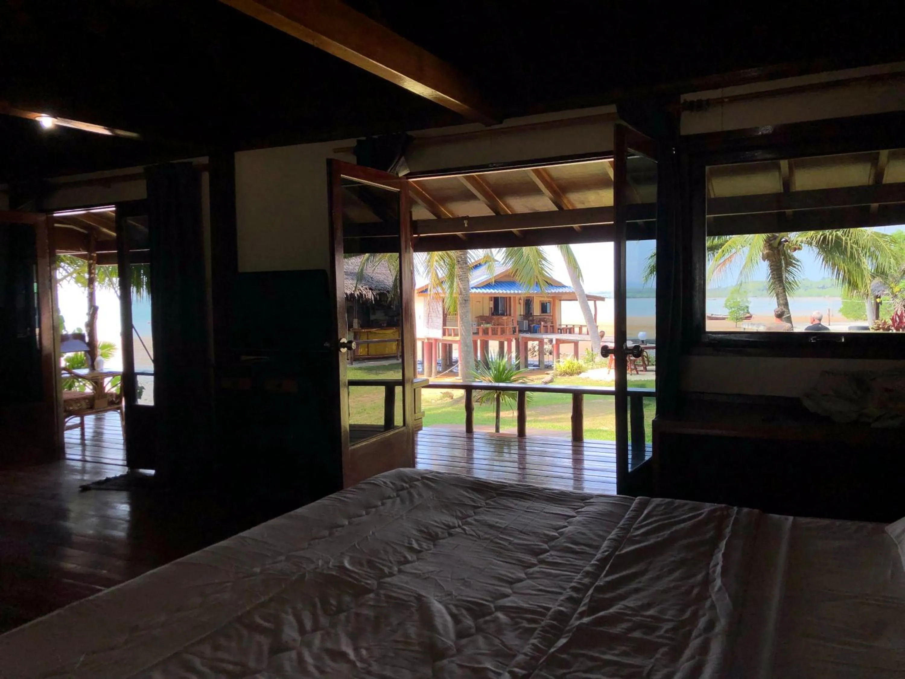 Bed in Lam Sai village hotel Koh Yao Noi
