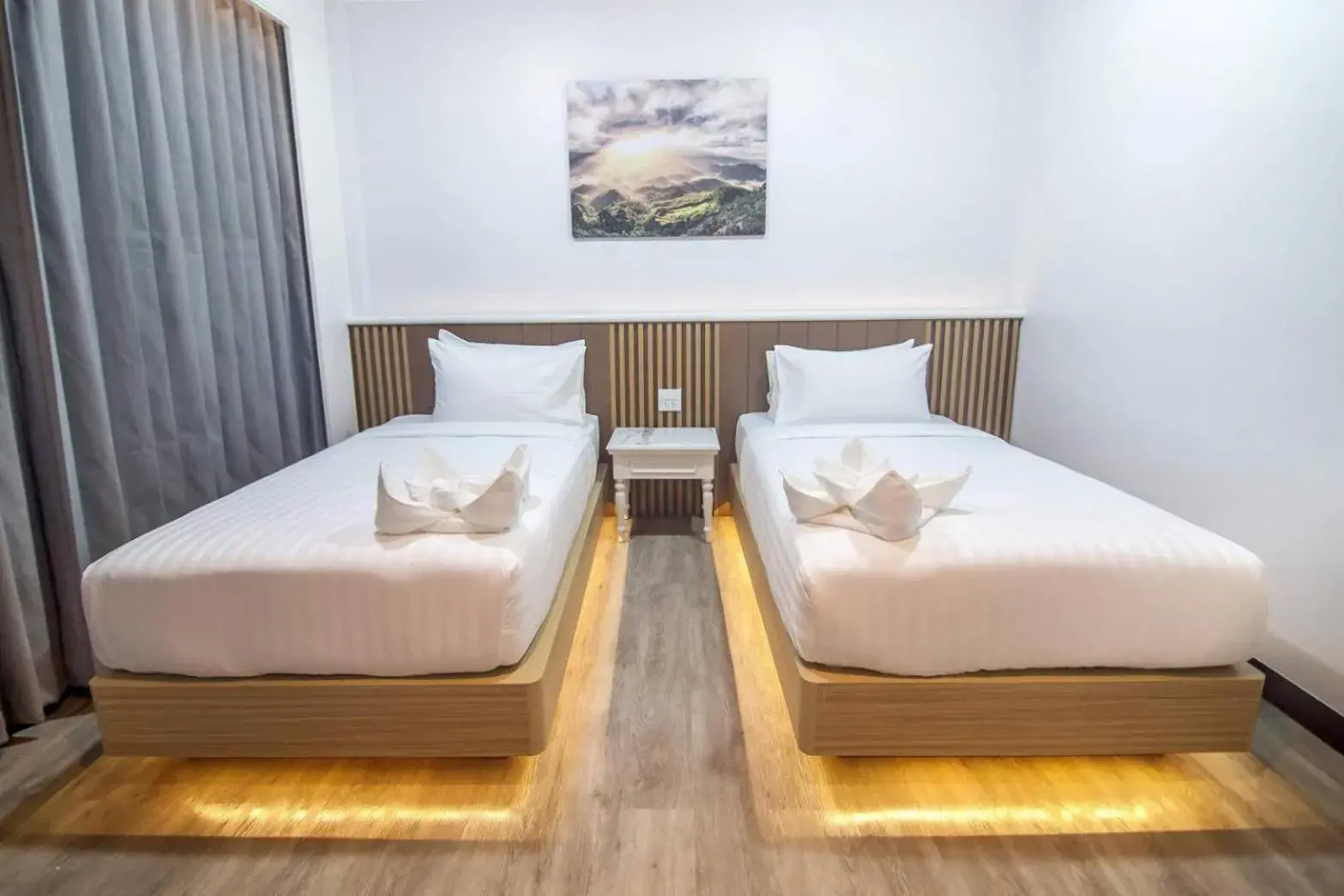 Bed in Grandview Landmark Betong Hotel Bed in Grandview Landmark Betong Hotel