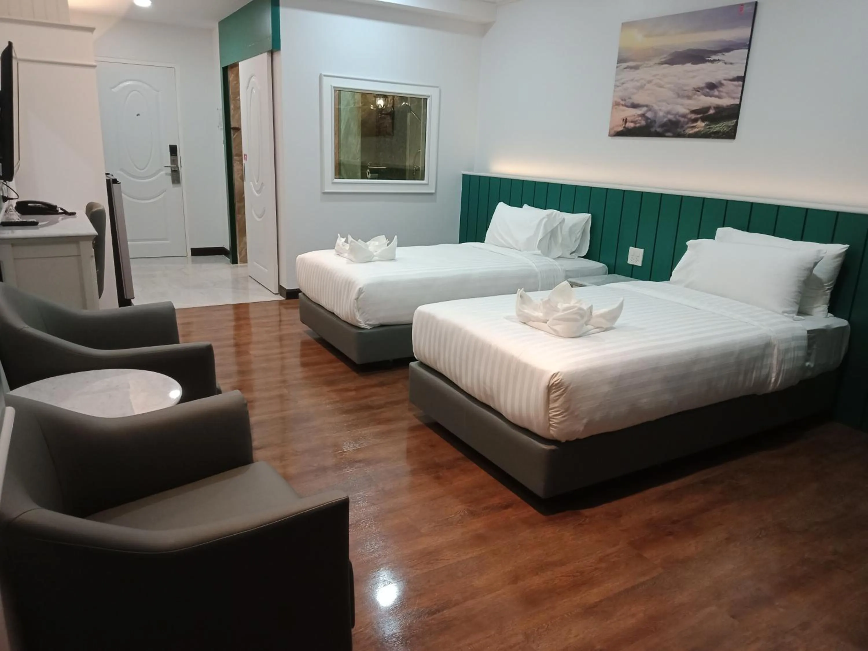 Photo of the whole room, Bed in Grandview Landmark Betong Hotel