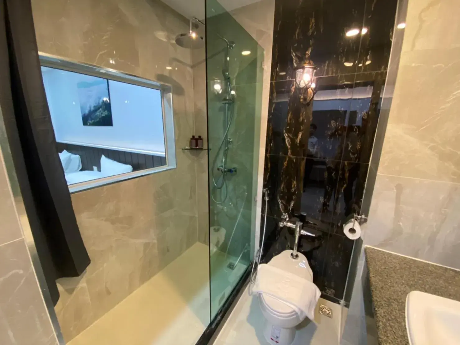 Bathroom in Grandview Landmark Betong Hotel Bathroom in Grandview Landmark Betong Hotel