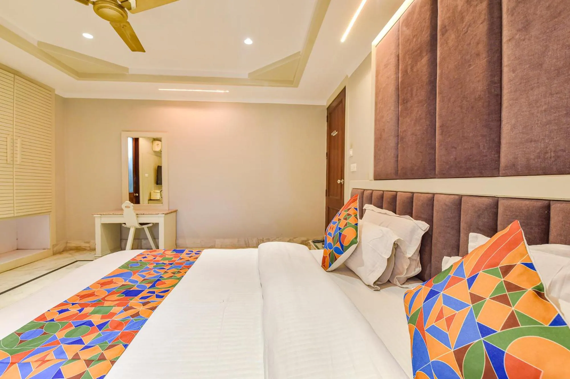 Bed in FabHotel Prem Bihari