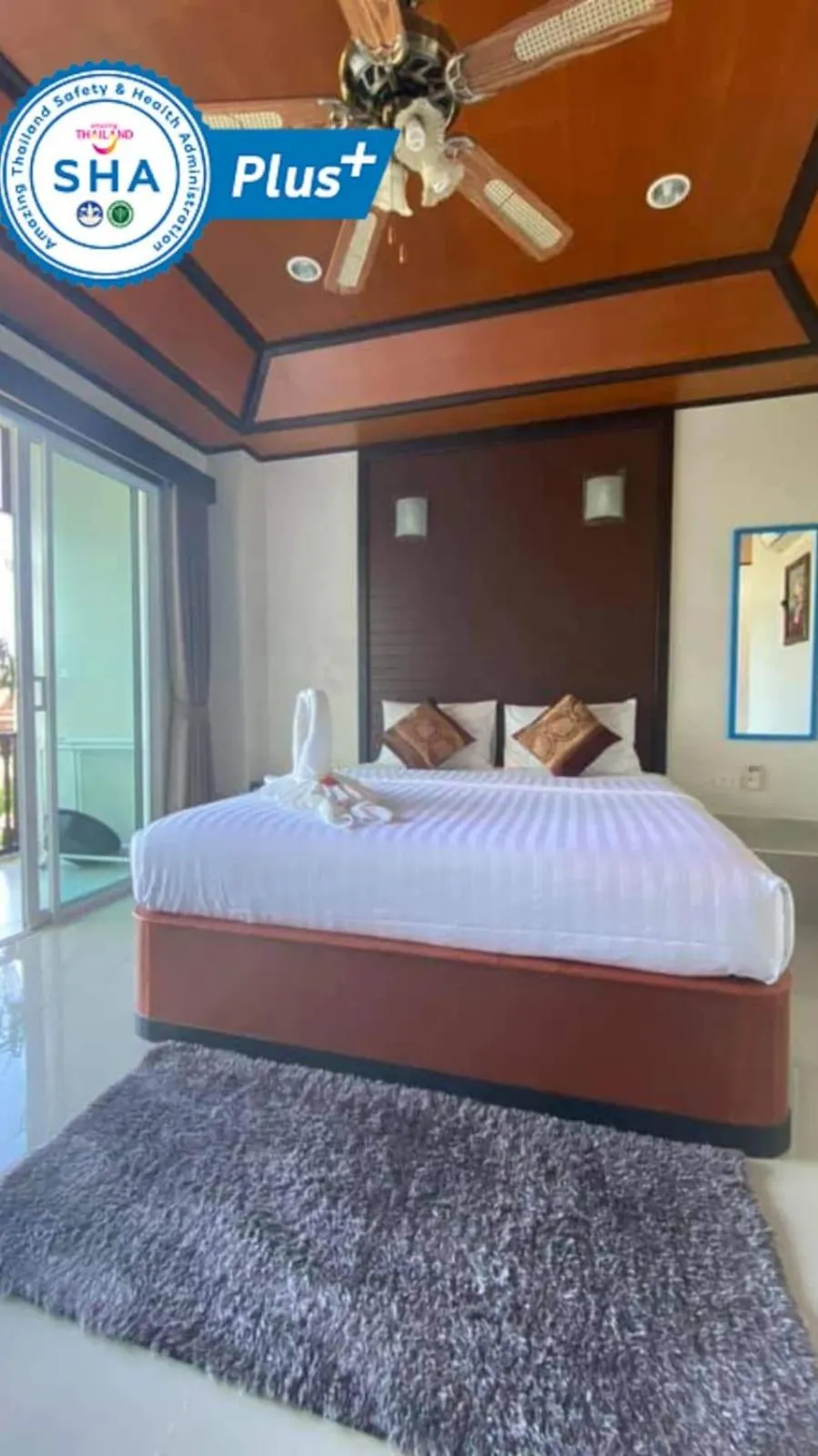 Bed in Vivi Boutique Room Hotel SHA Plus