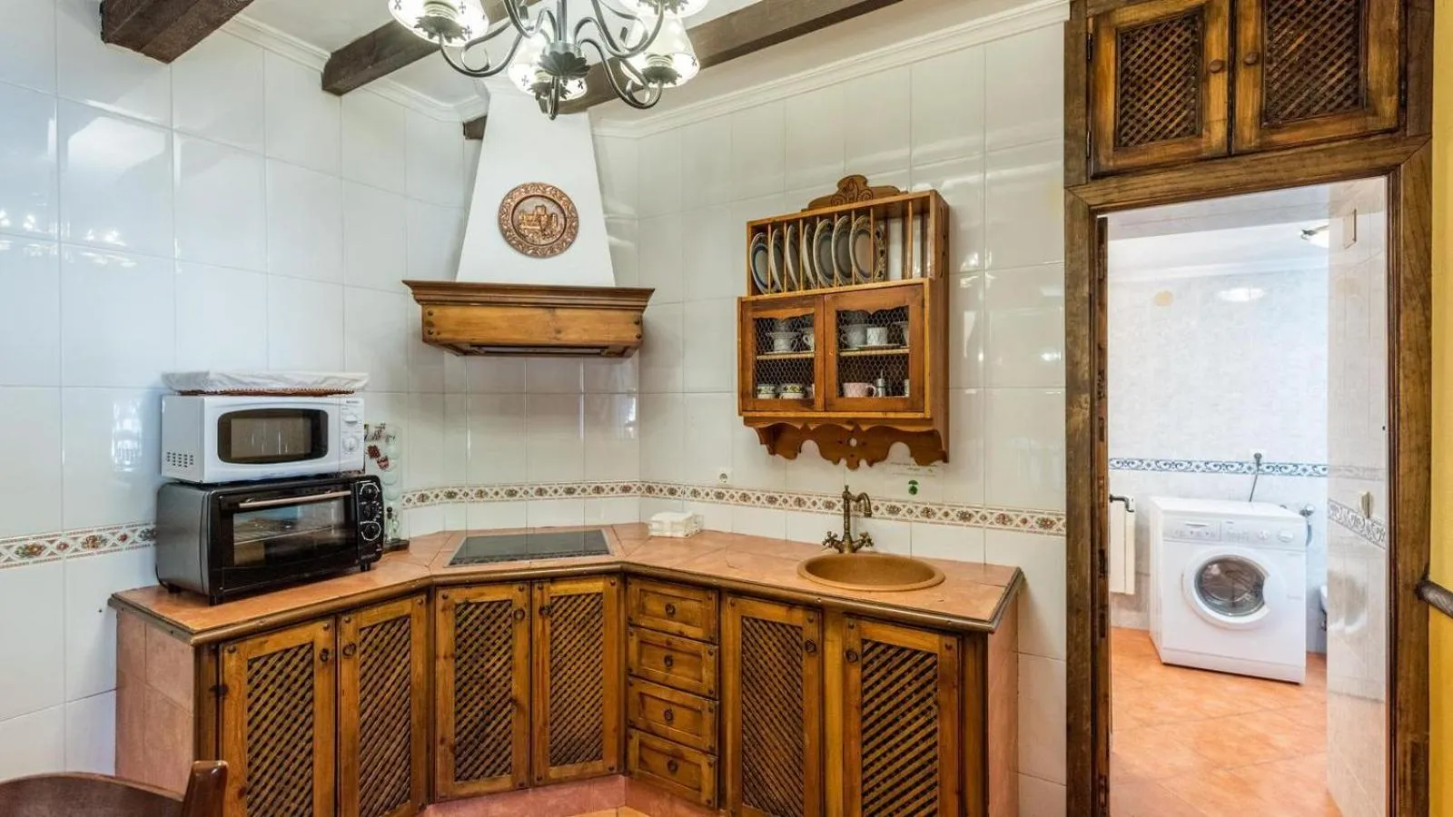 Kitchen or kitchenette in Villa Lagar Martinez Malaga by Ruralidays
