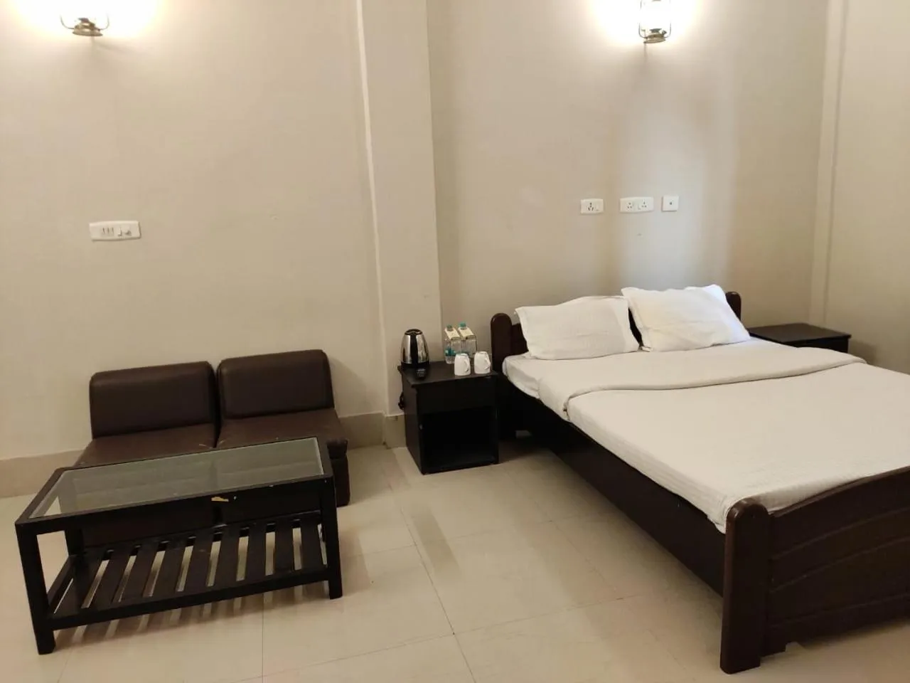 Bed in Lake Side Resort Neermahal