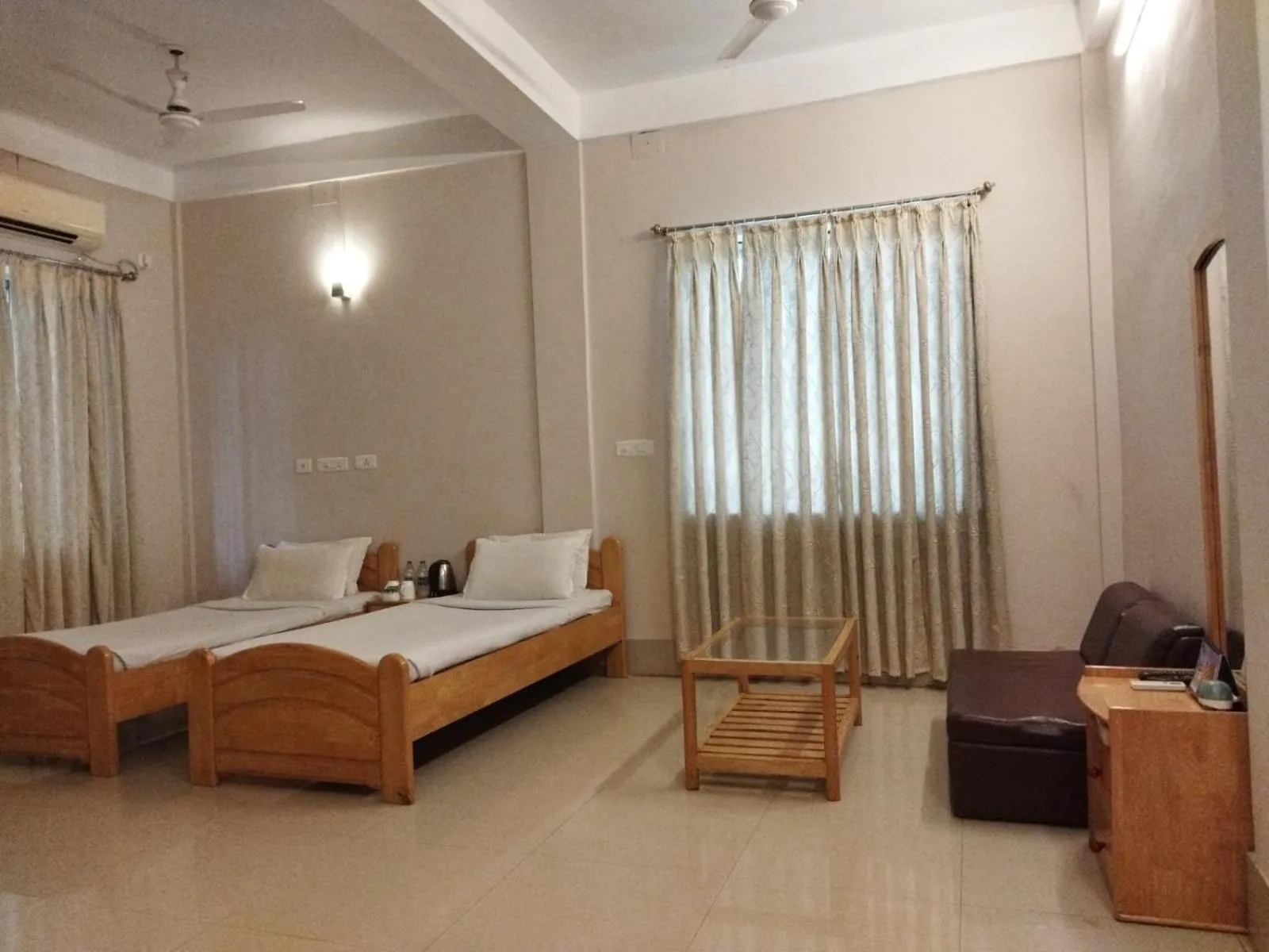 Bed in Lake Side Resort Neermahal