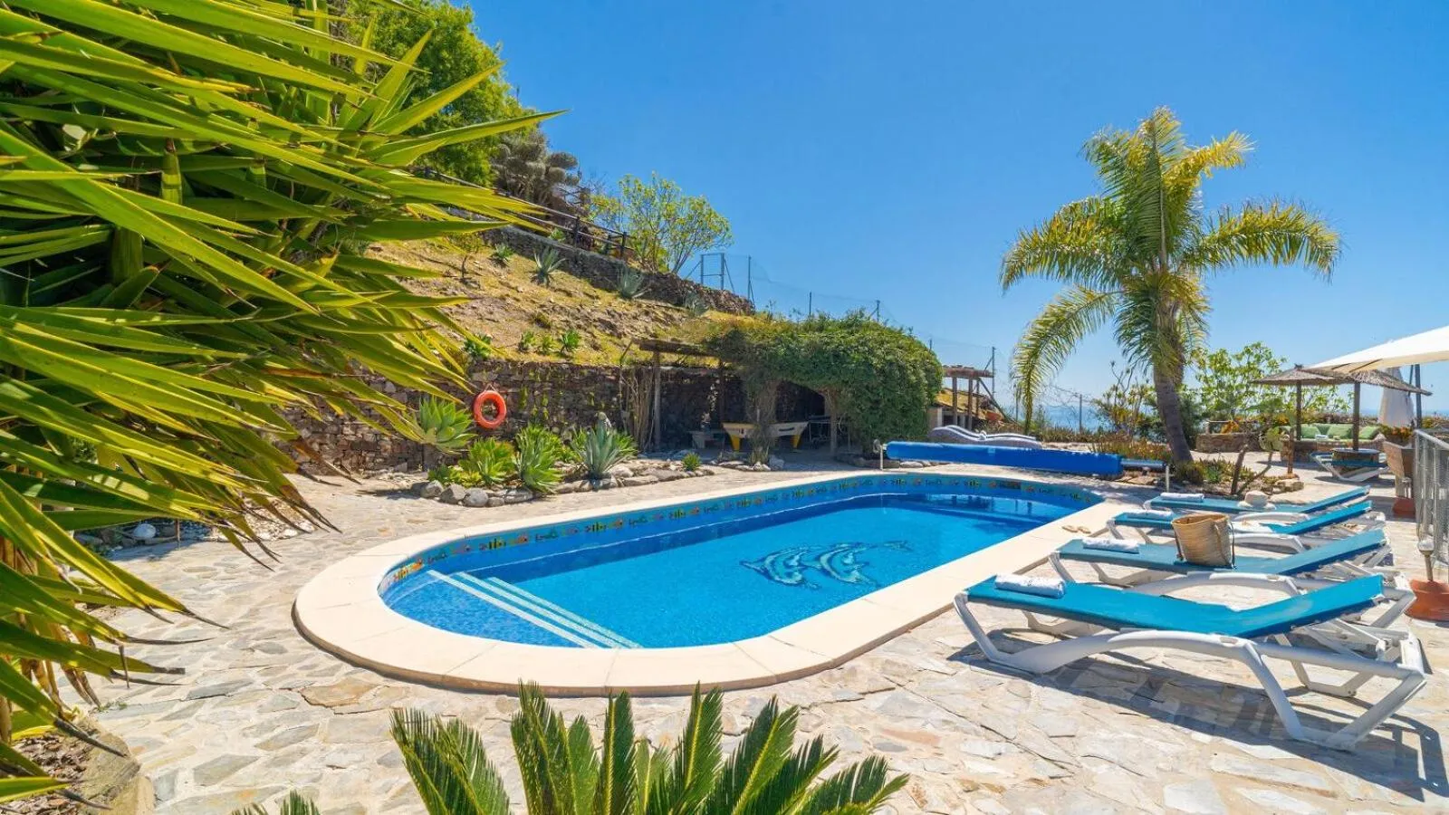 Swimming pool in Casa del Alize Sayalonga by Ruralidays
