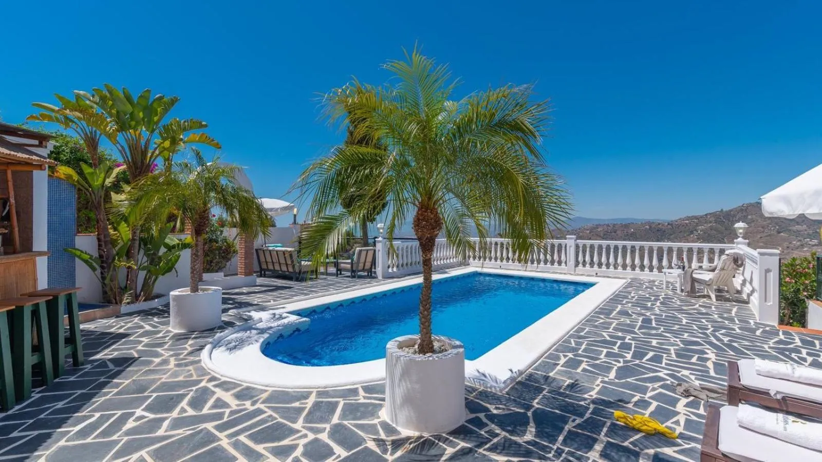 Swimming pool in Casa Paraiso Tropical Torrox by Ruralidays