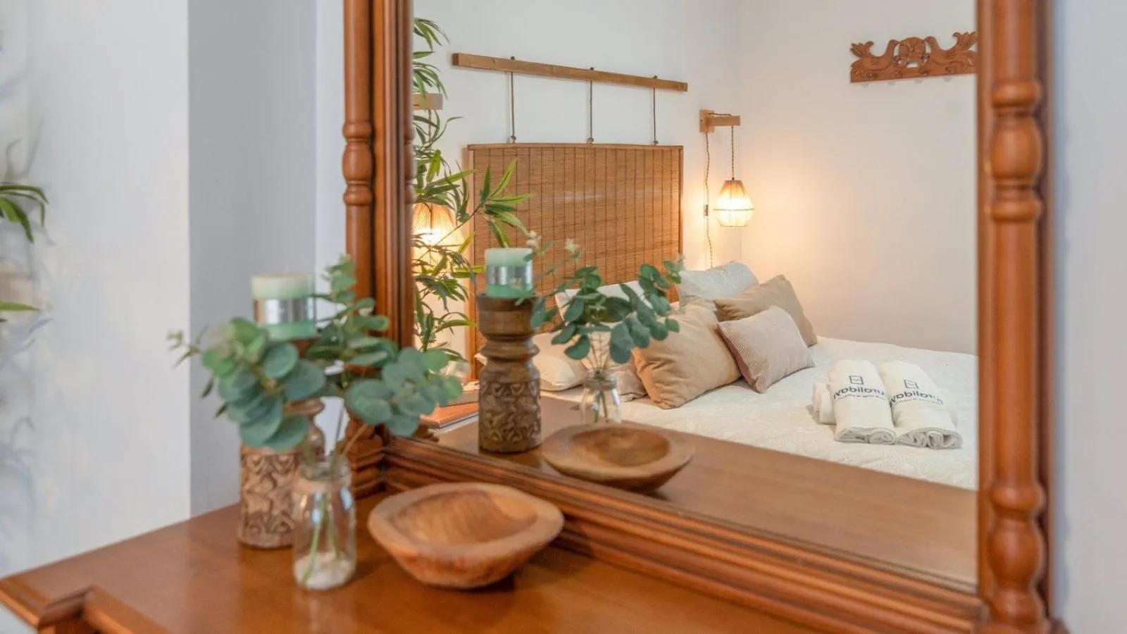 Bedroom, Bed in Casa Paraiso Tropical Torrox by Ruralidays