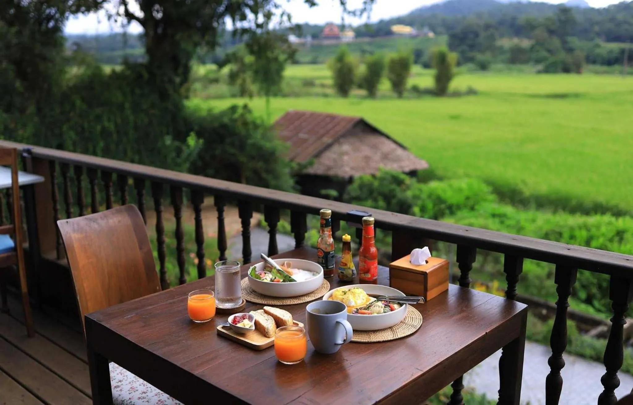 Breakfast in Sang Poy Cottage