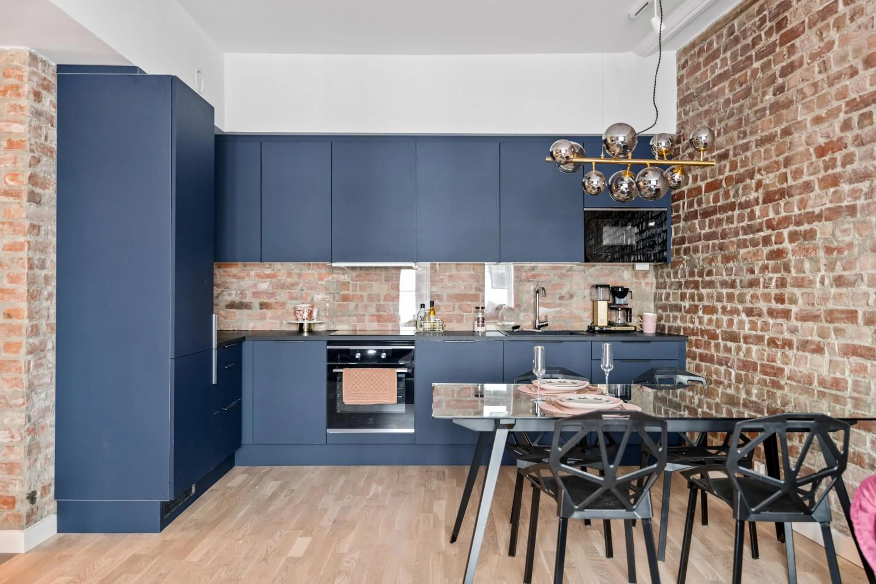 Kitchen or kitchenette in BJØRVIKA APARTMENTS - Solli