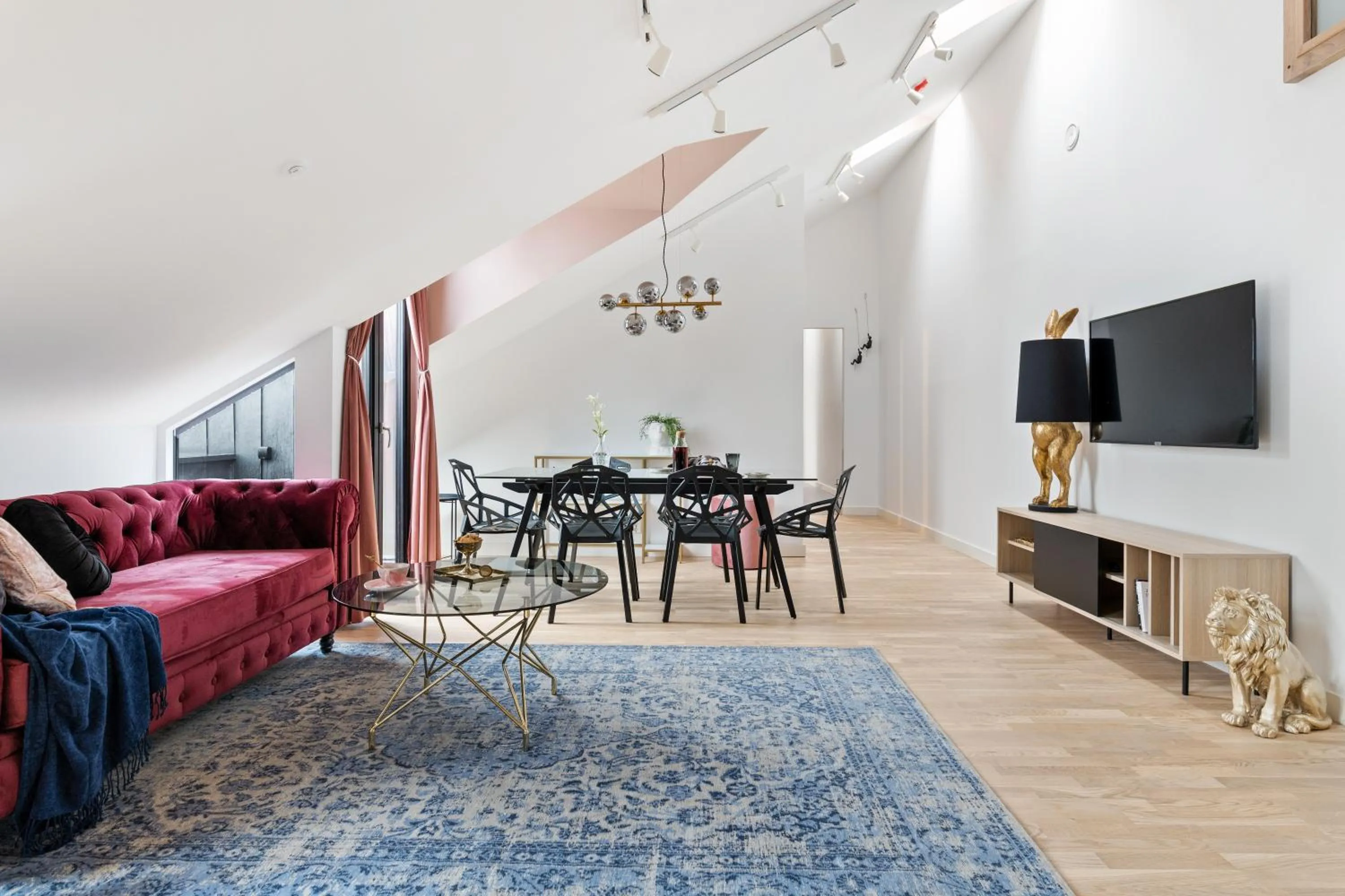 Living room in BJØRVIKA APARTMENTS - Solli