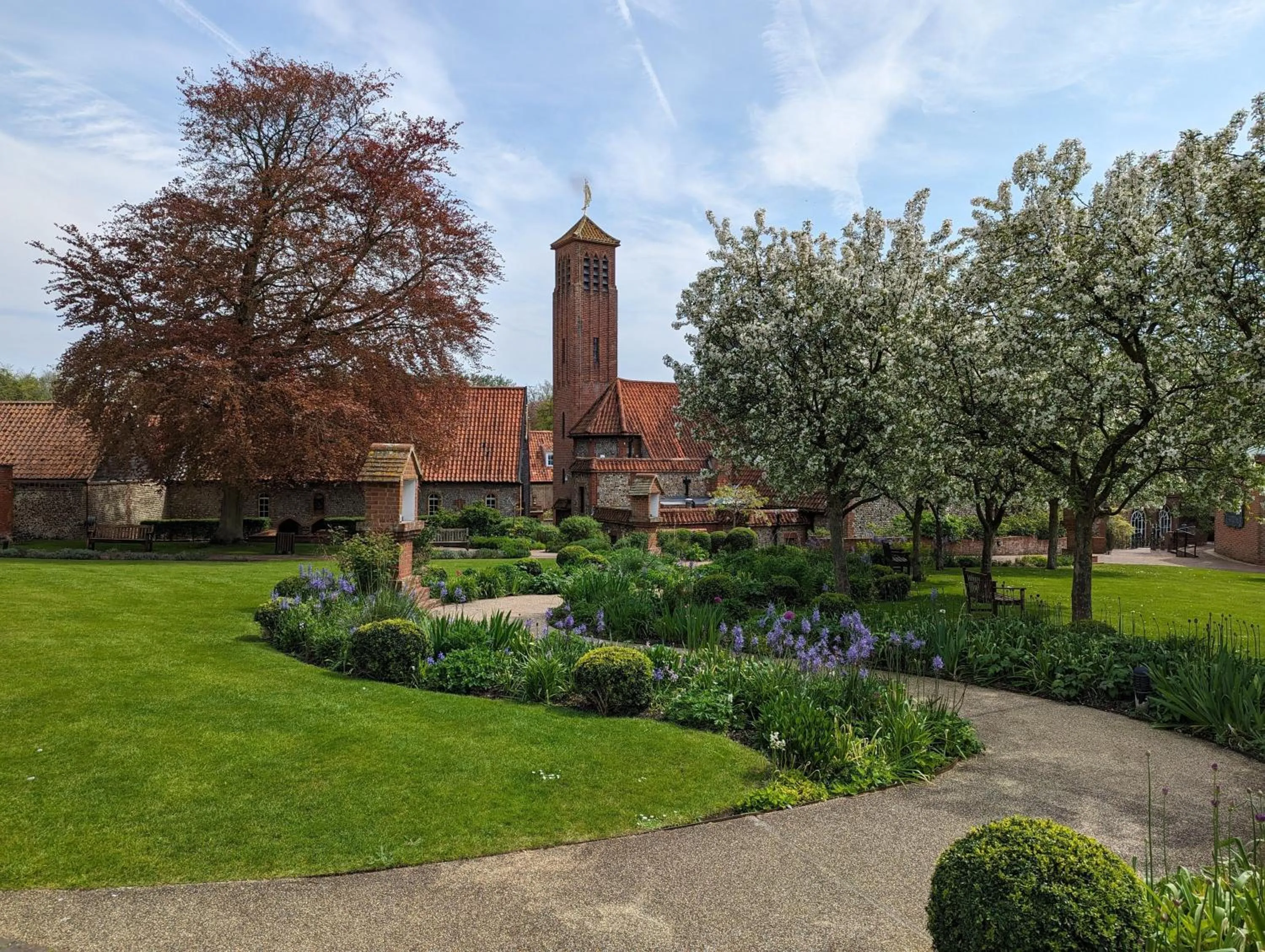 Garden in The Shrine of Our Lady of Walsingham